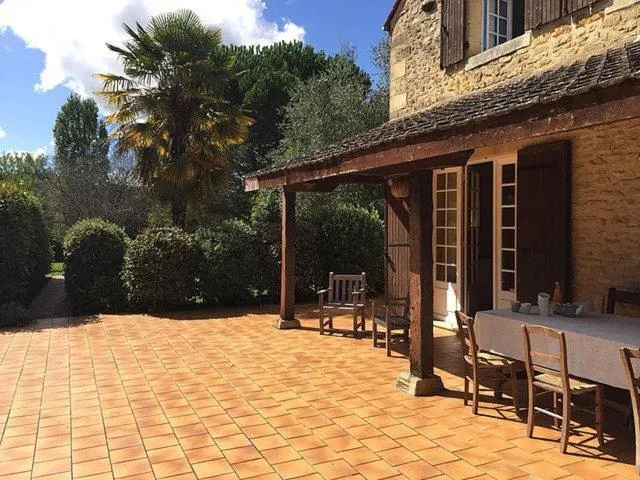 Patio in Le domaine Aubazen