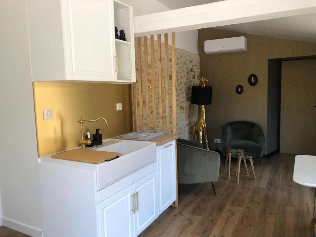 Kitchen or kitchenette in Le domaine Aubazen