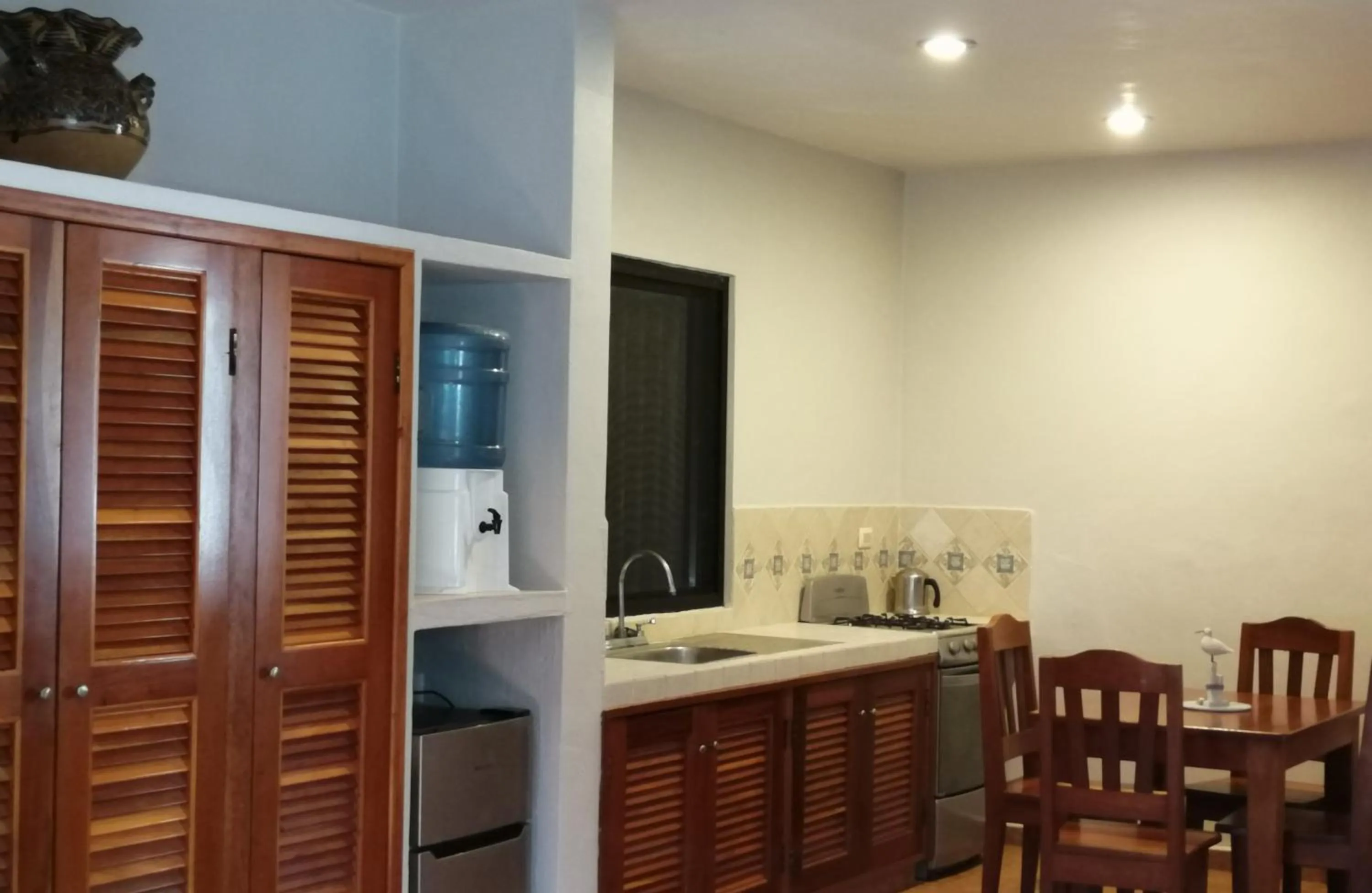 Kitchen or kitchenette in Margarita del Sol Hotel Costa Maya