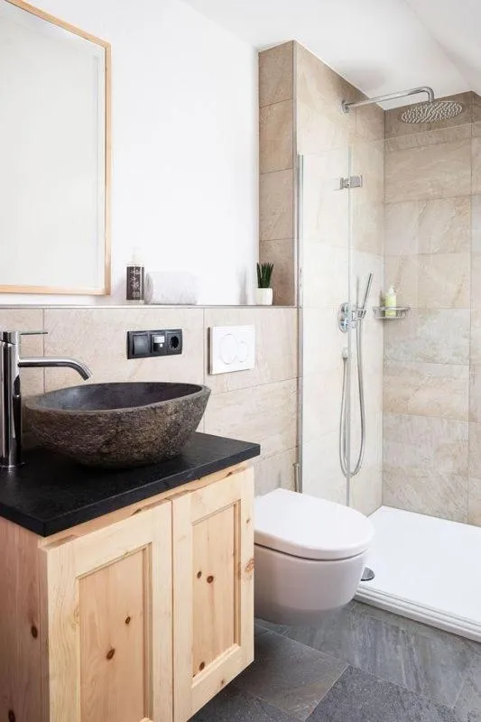 Bathroom in Gästehaus Sonnenwirth