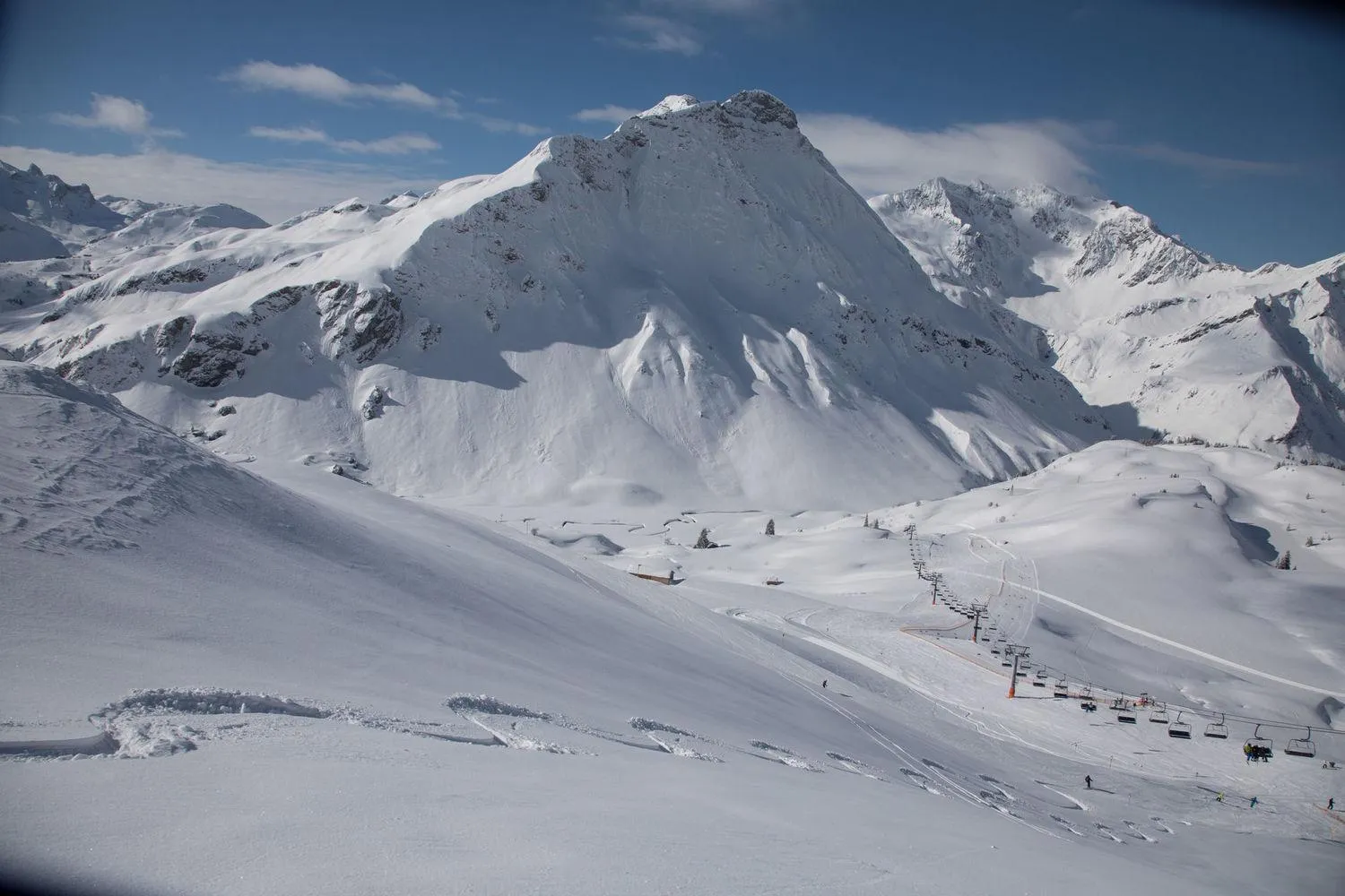 Natural landscape in Warth52-W52 Apartments