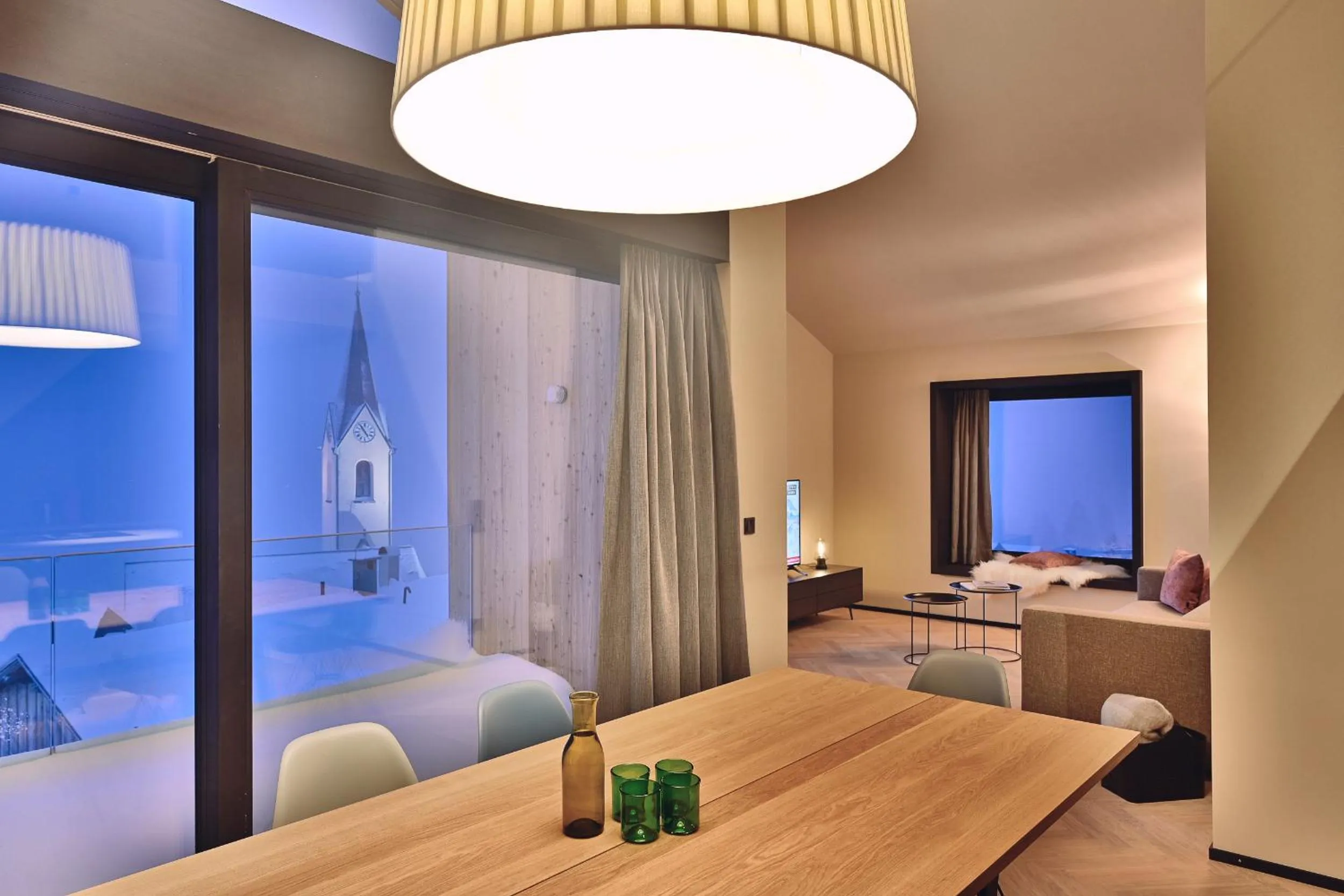 Living room in Warth52-W52 Apartments