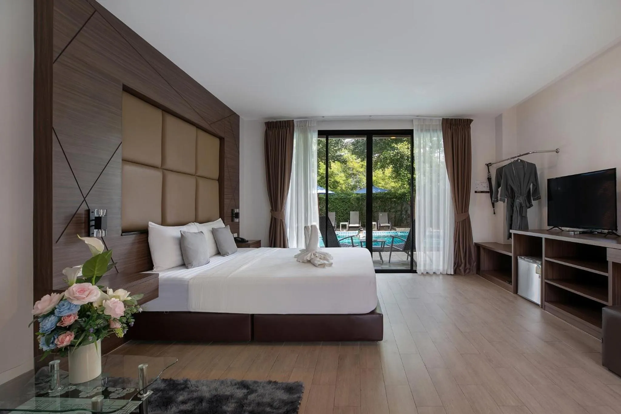 Bedroom, Bed in The Bell Airport Phuket Hotel - SHA Extra Plus