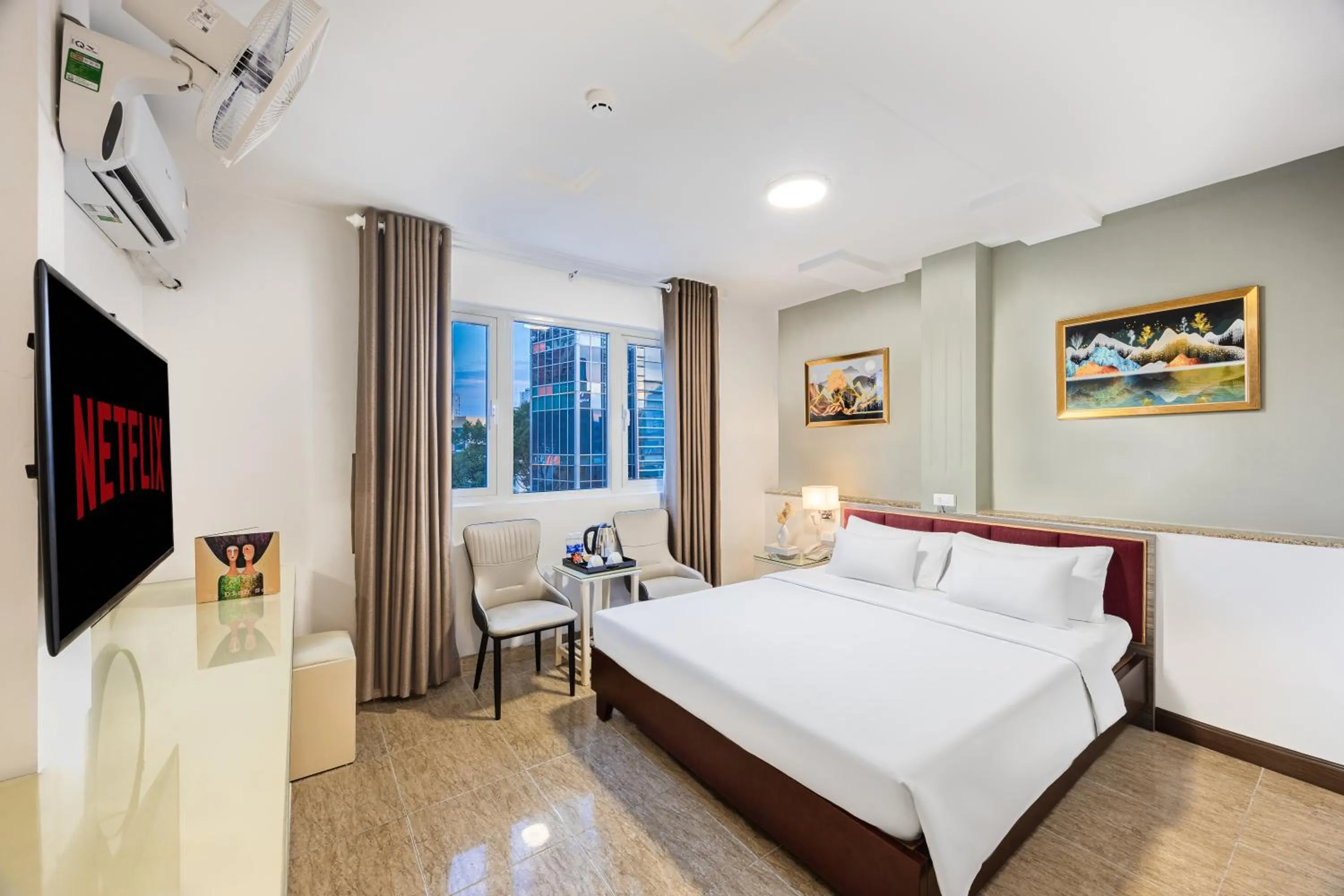 Bed in A25 Hotel - 22 Nguyễn Cư Trinh