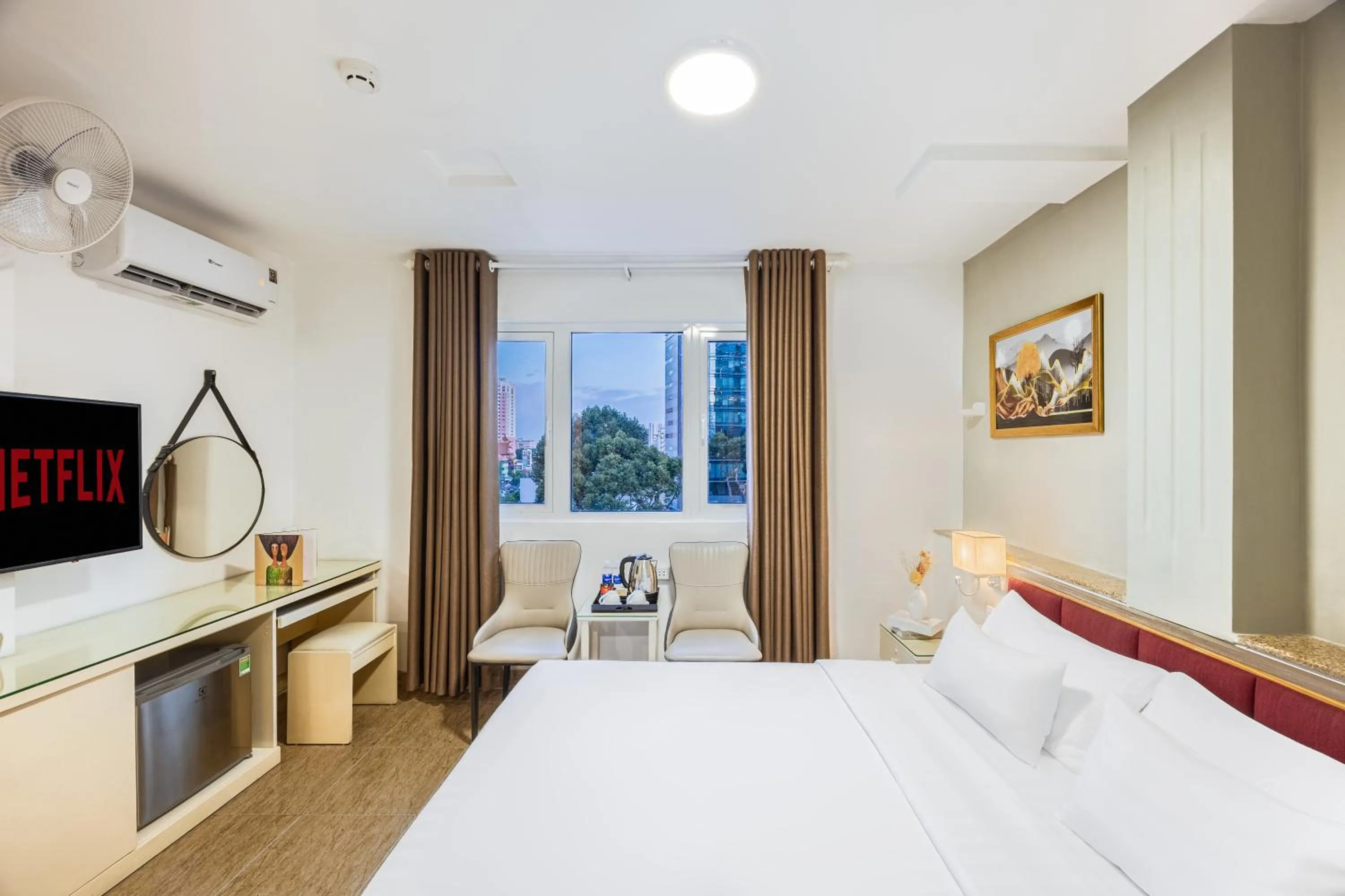 Bed in A25 Hotel - 22 Nguyễn Cư Trinh