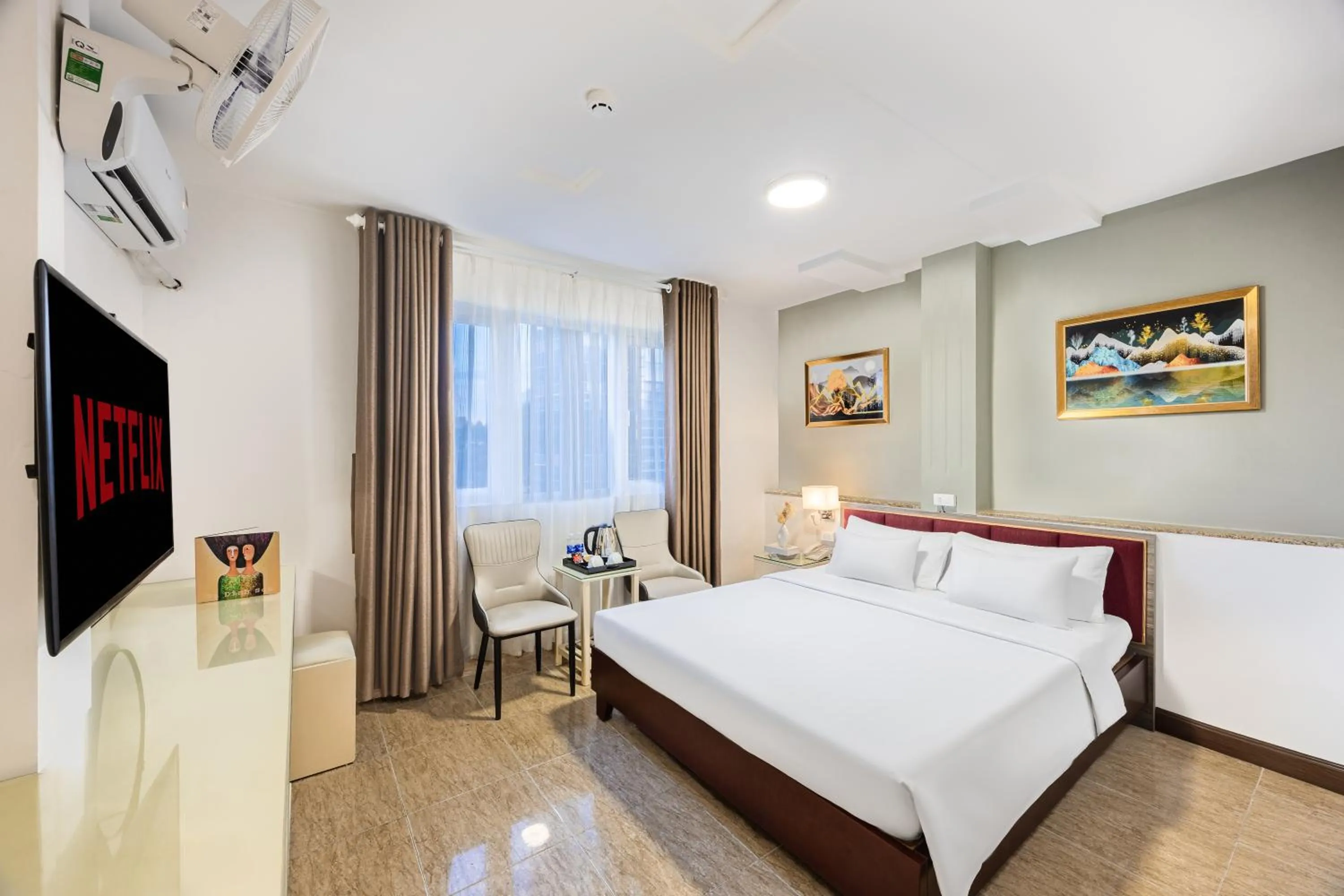 Bed in A25 Hotel - 22 Nguyễn Cư Trinh