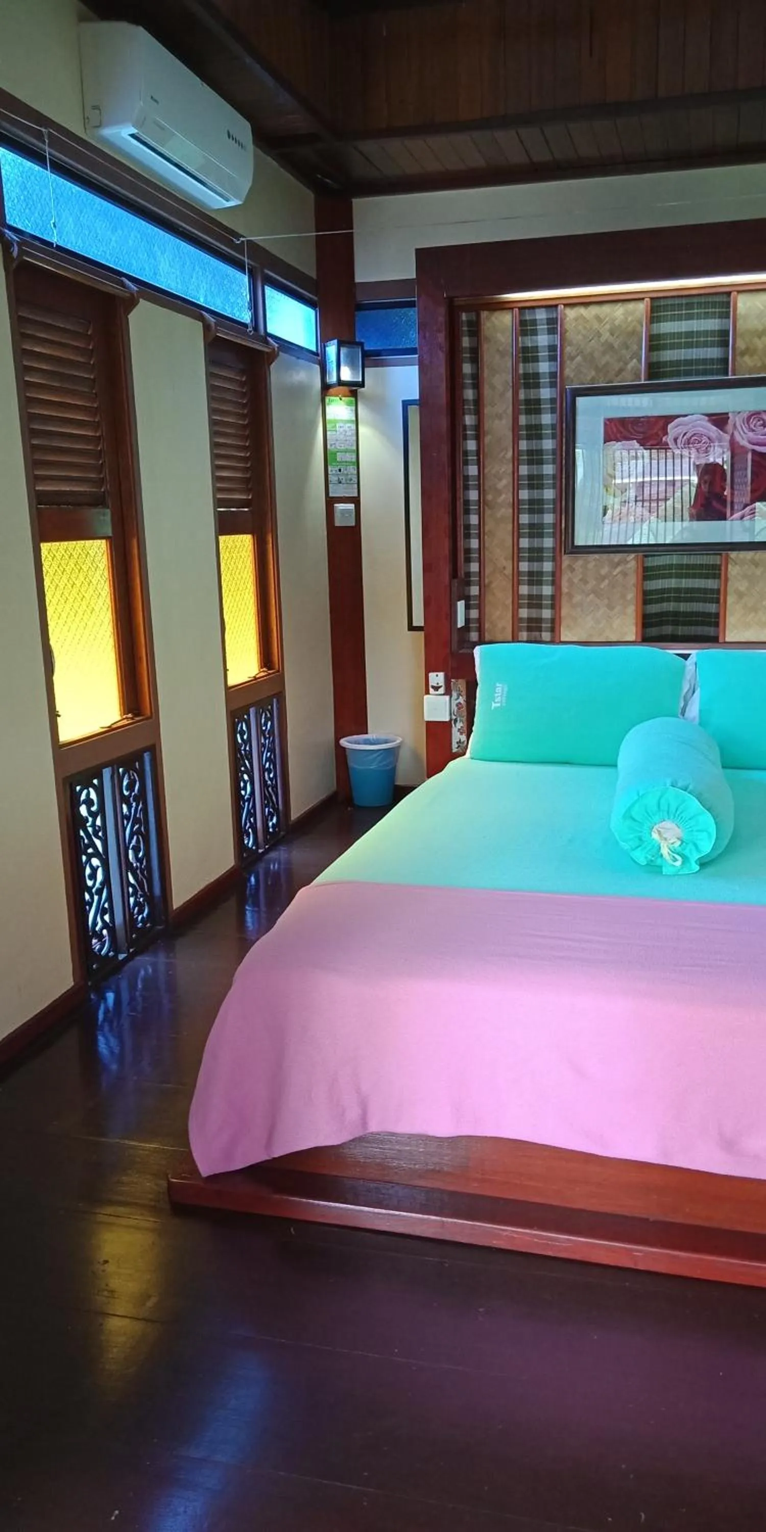Bed in T Star Cottage Langkawi