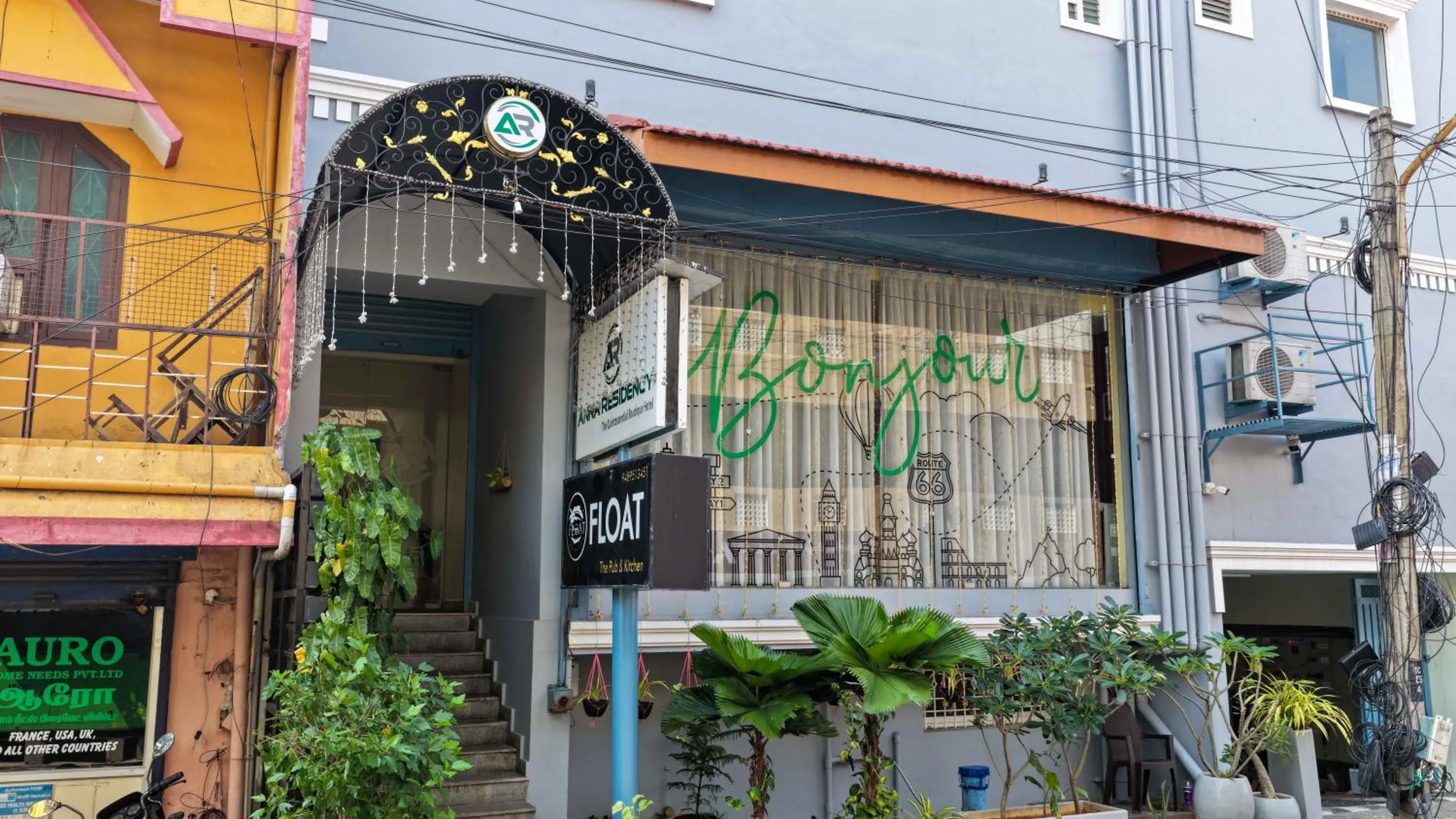 Property building in Anna Residency The Quintessential Boutique Hotel