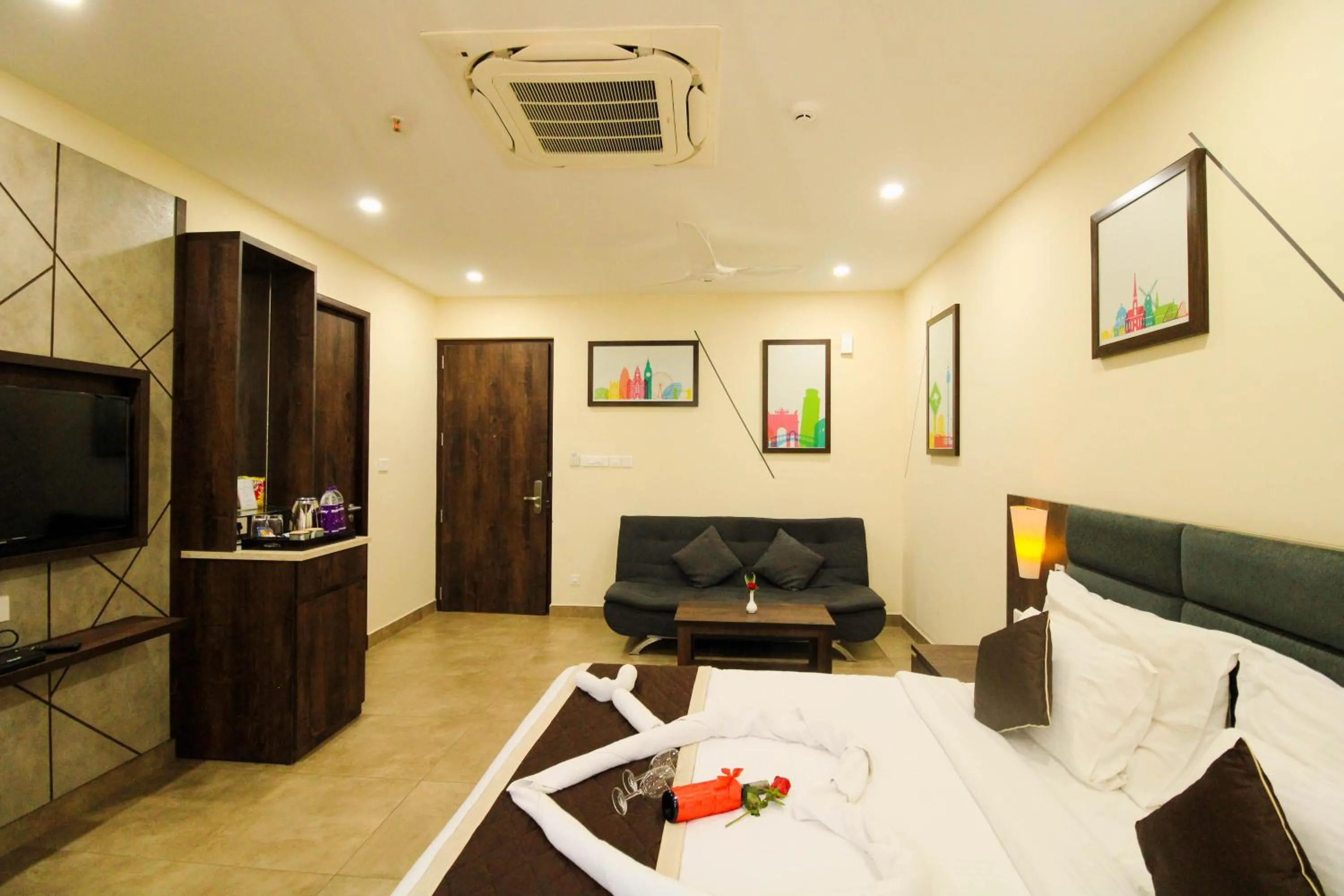 Bed in Anna Residency The Quintessential Boutique Hotel