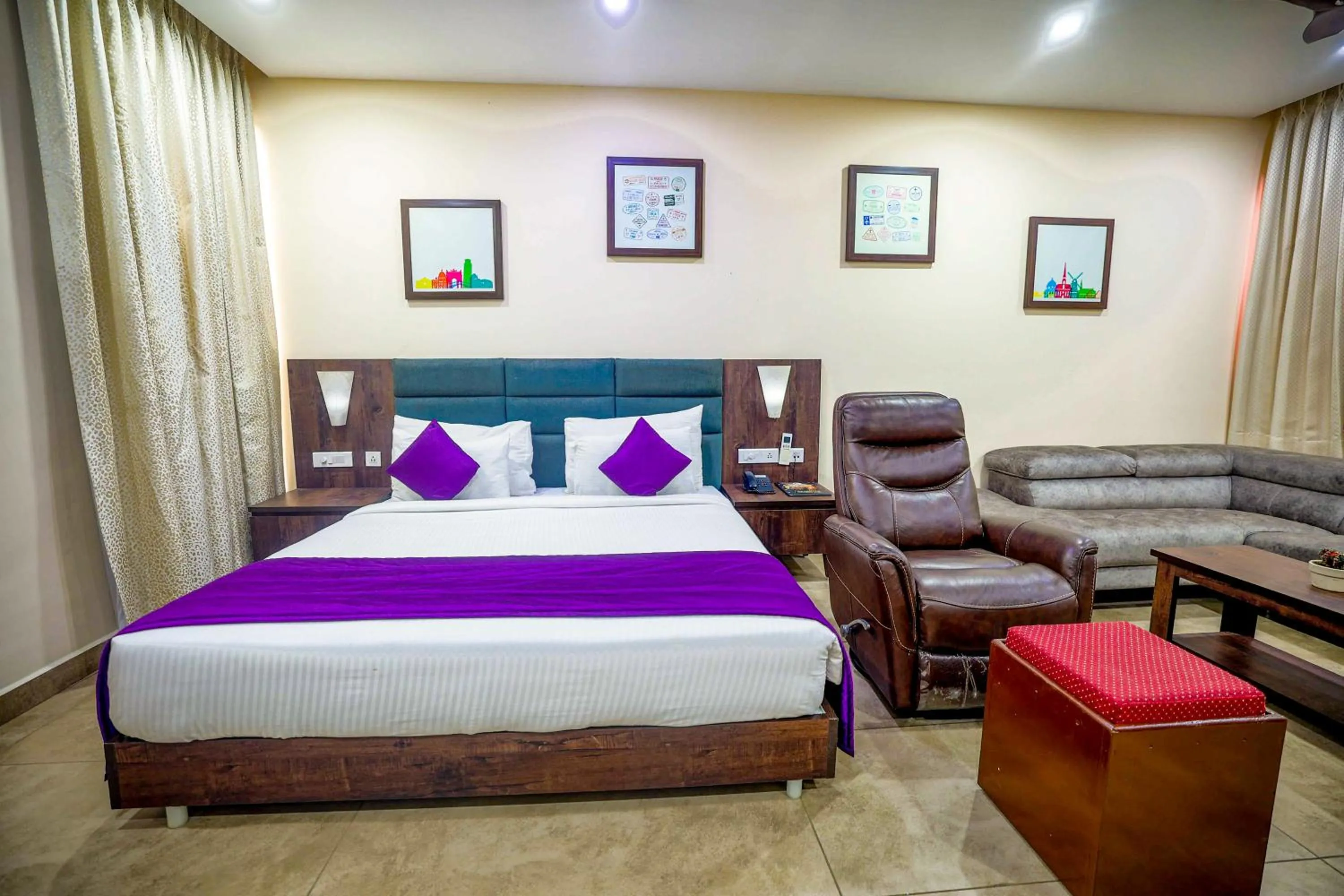 Bed in Anna Residency The Quintessential Boutique Hotel