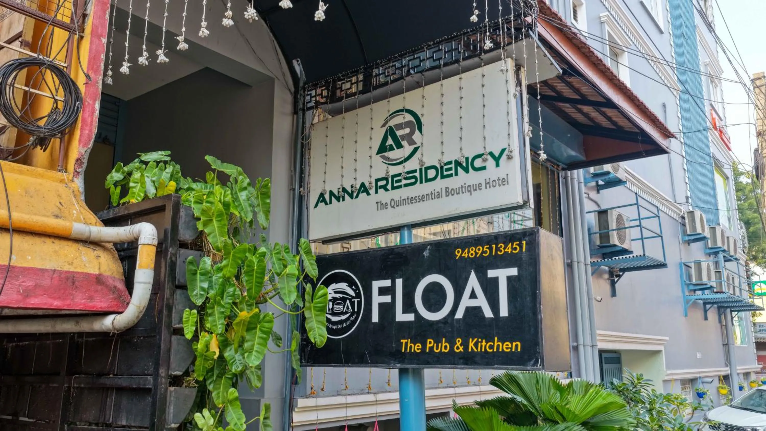 Property building in Anna Residency The Quintessential Boutique Hotel