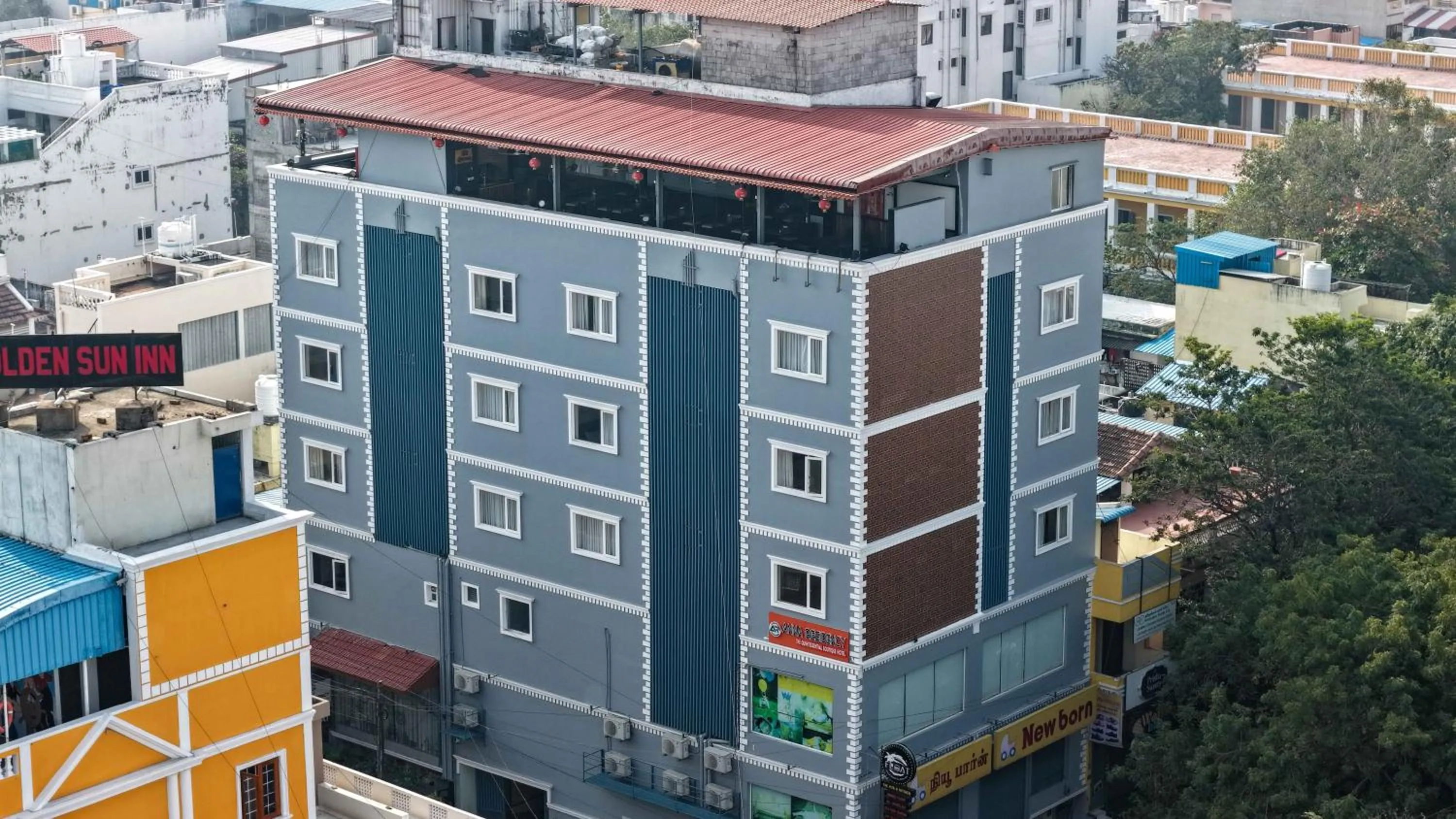 Property building in Anna Residency The Quintessential Boutique Hotel