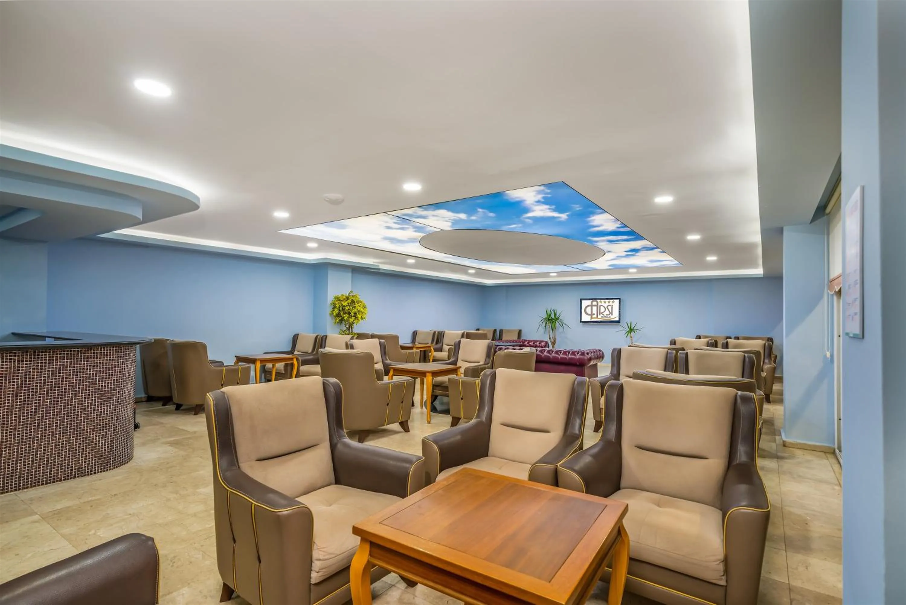 Communal lounge/ TV room in Arsi Blue Beach Hotel