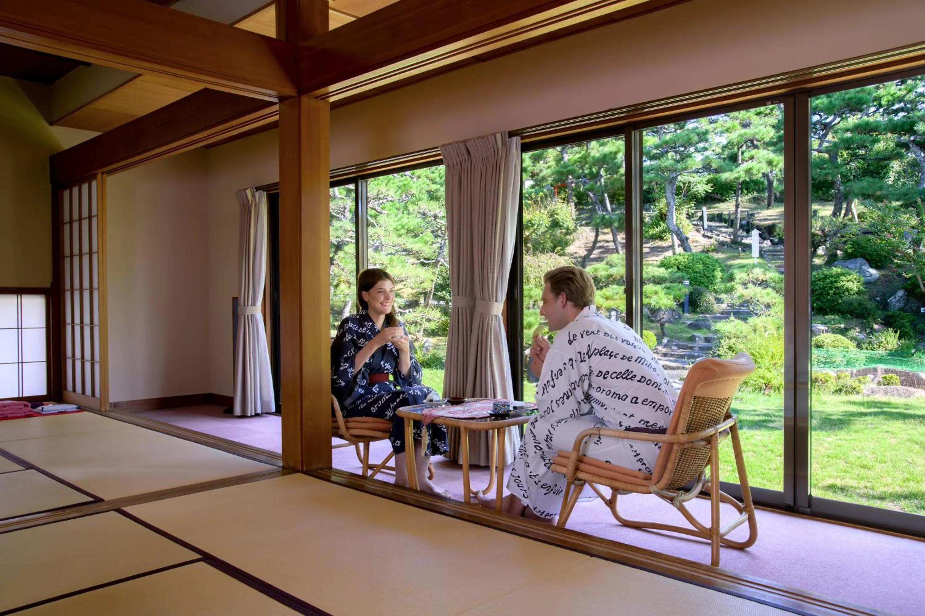 People in Hotel Hagoromo