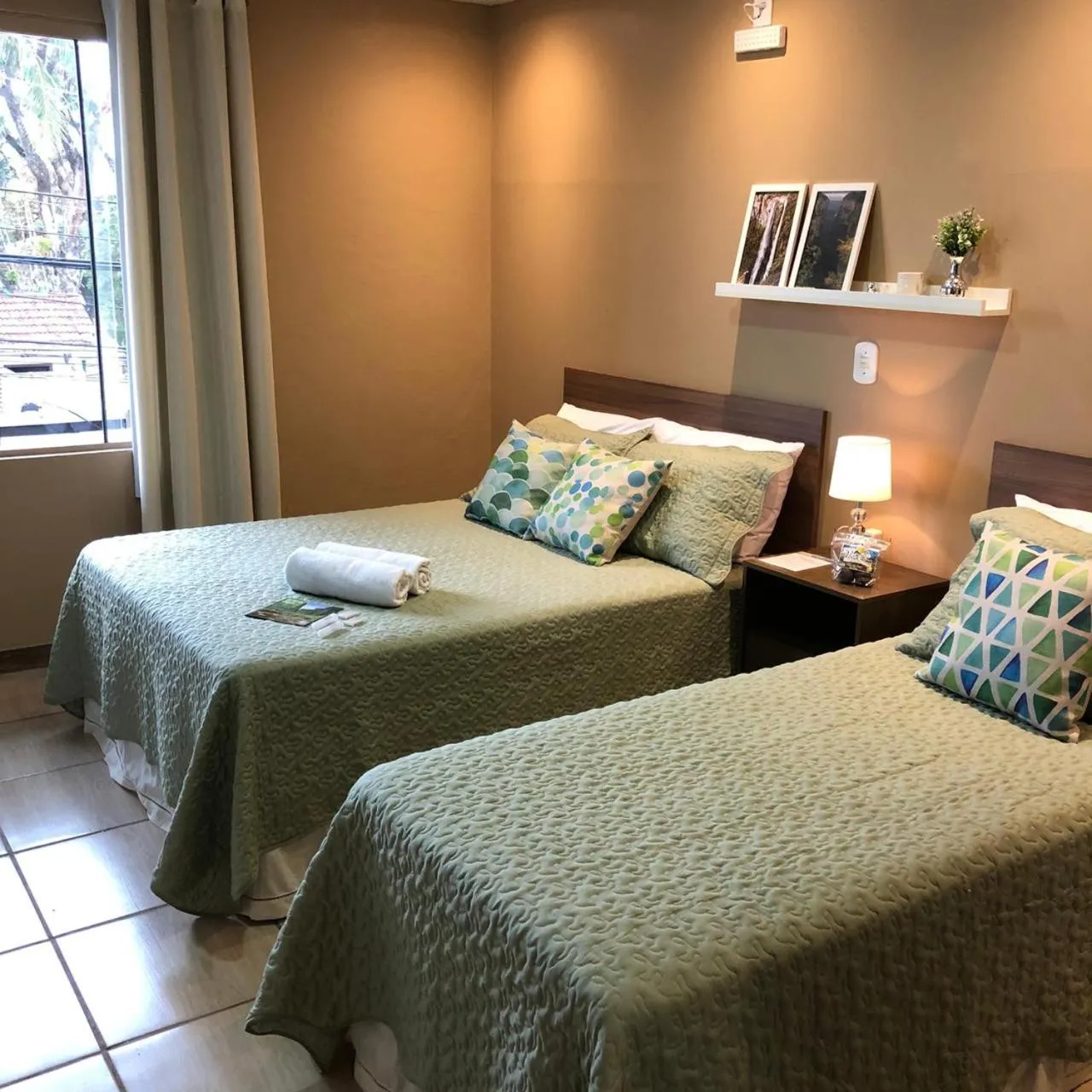 Bed in Pousada Vó Celina