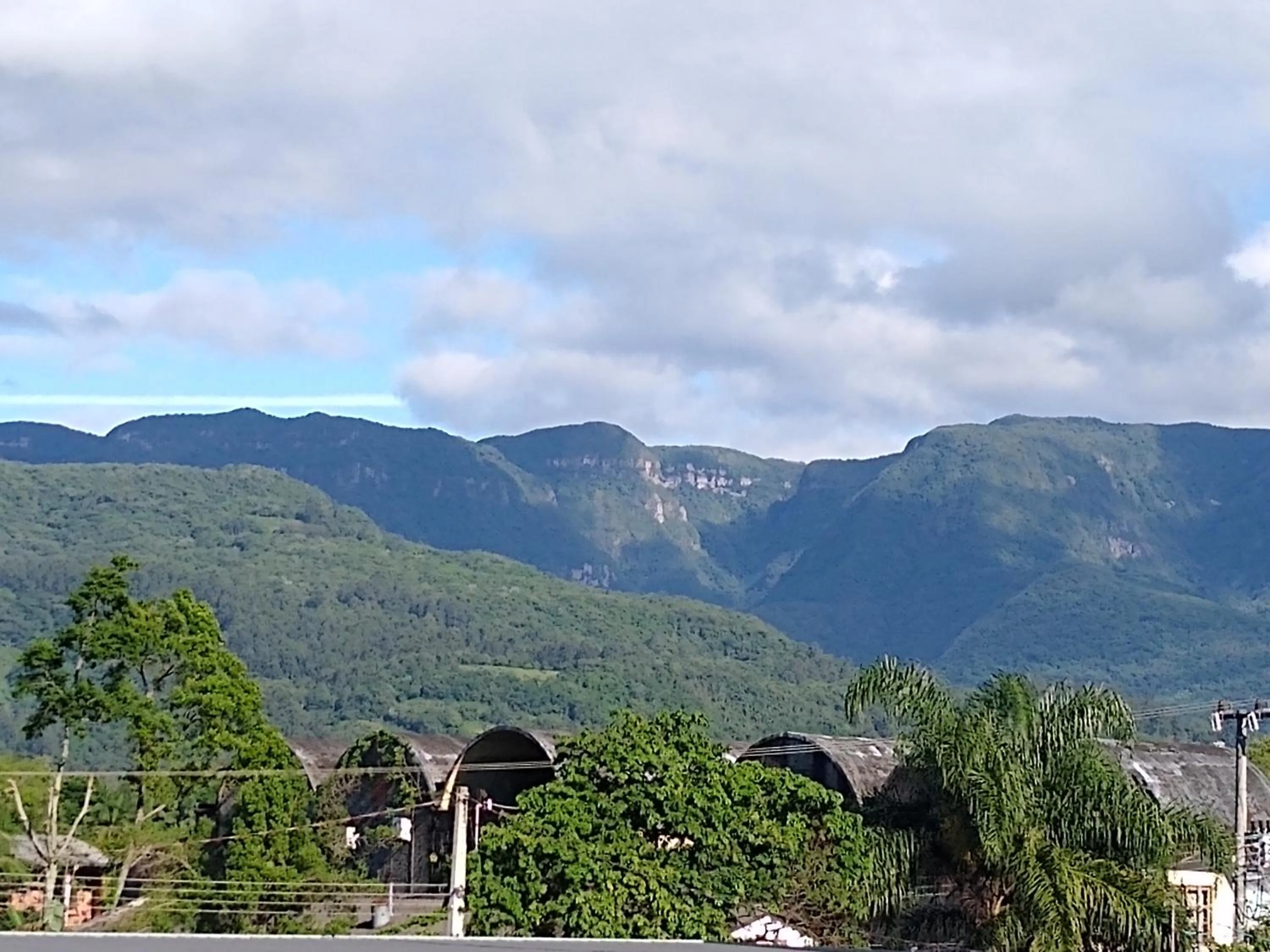 Mountain view in Pousada Vó Celina
