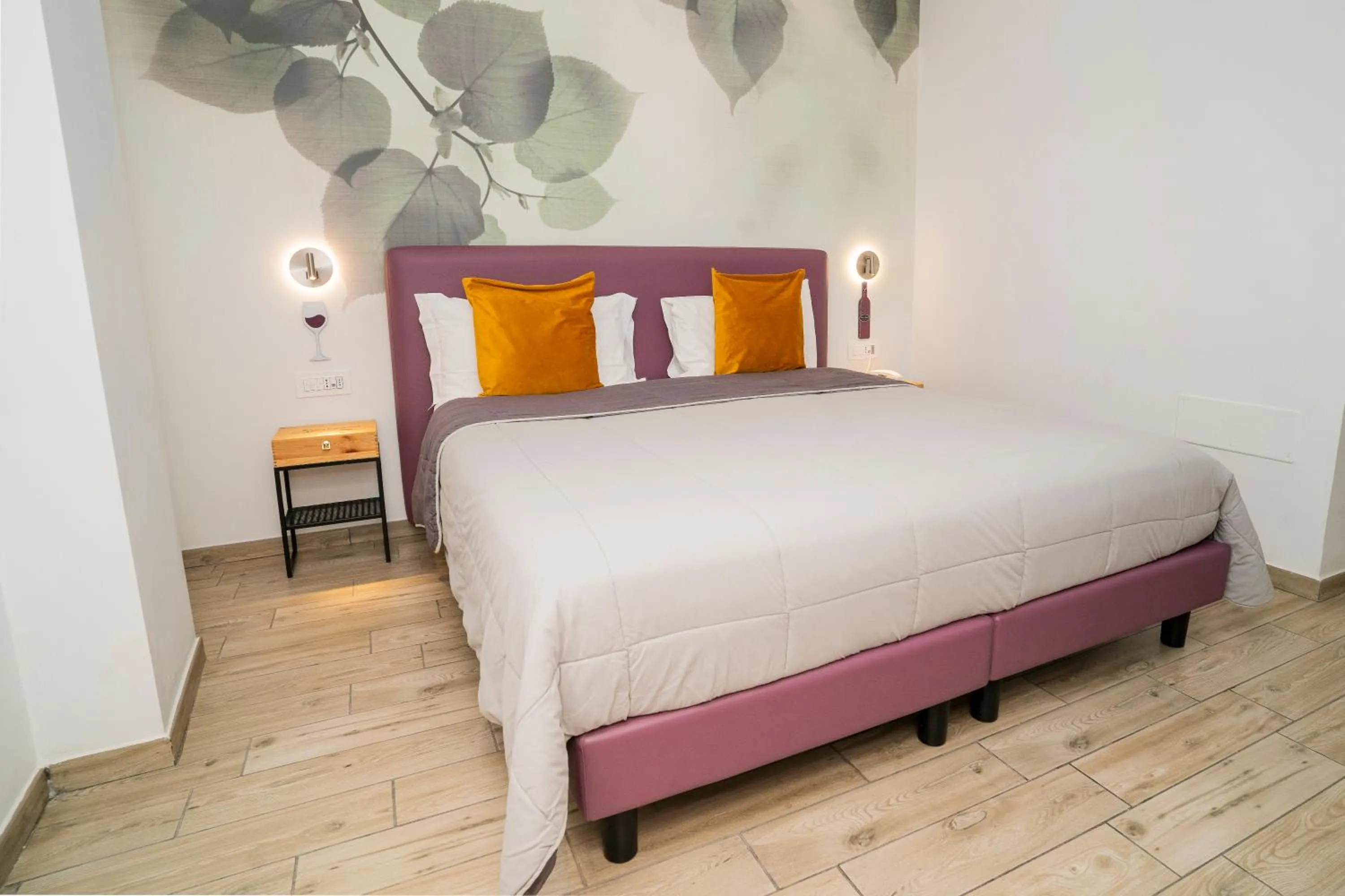 Bed in Vesuvio Inn Bed & Wine Experience