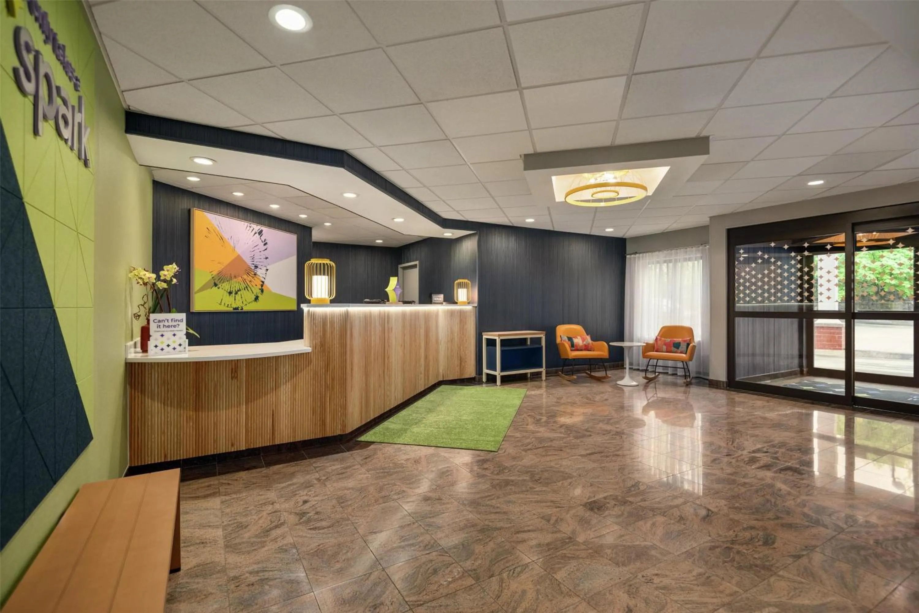 Lobby or reception in Spark by Hilton Woburn Boston