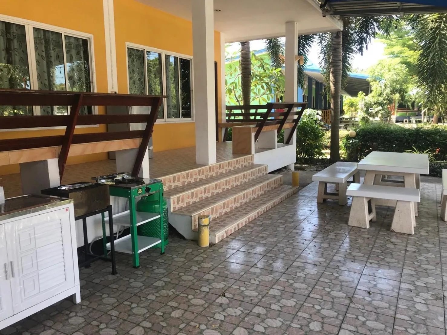 Patio in Pooma Resort