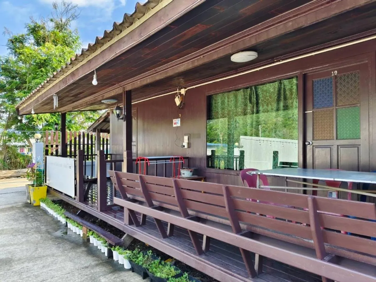 Patio in Pooma Resort