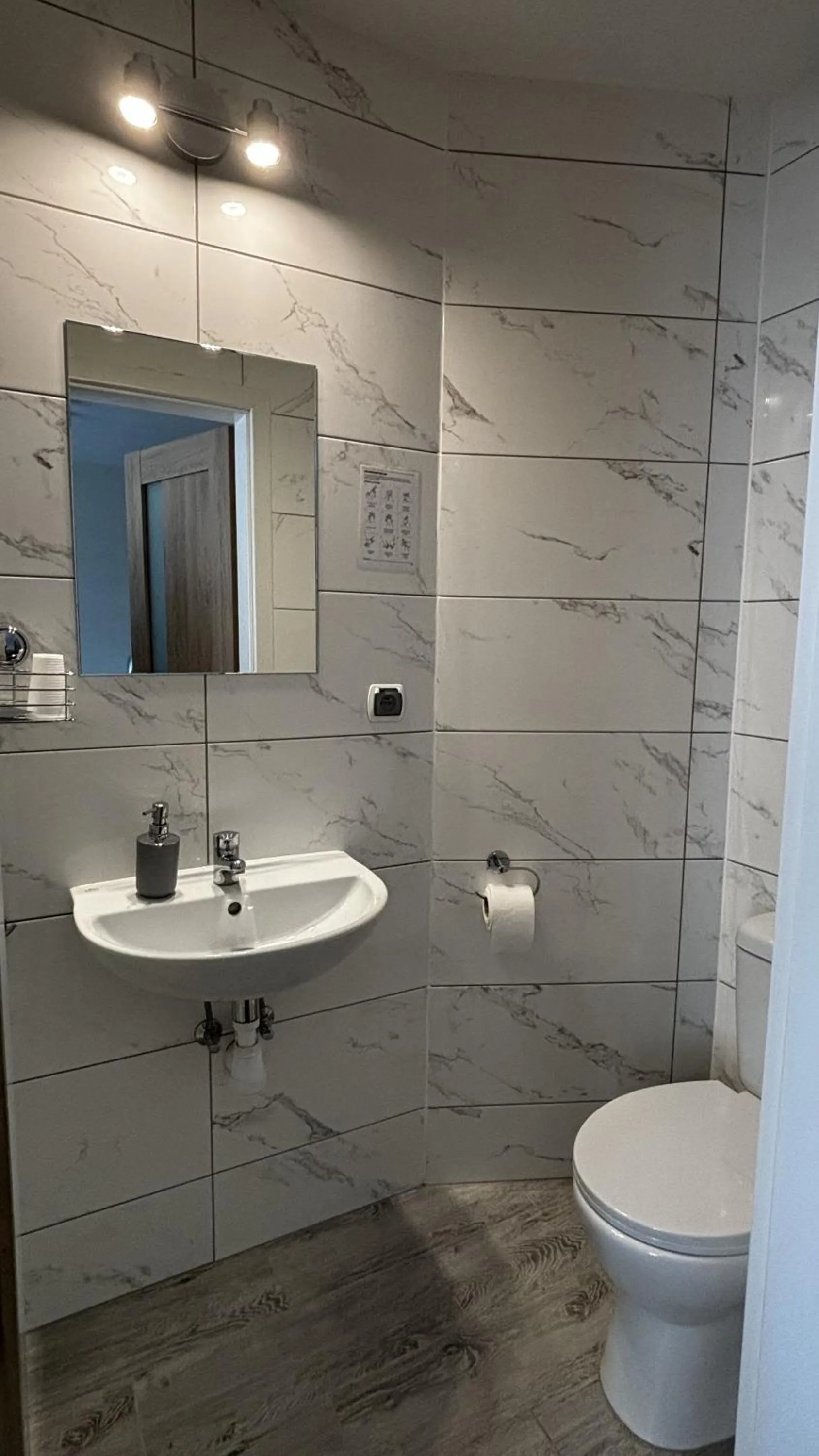 Toilet in Motel Orion