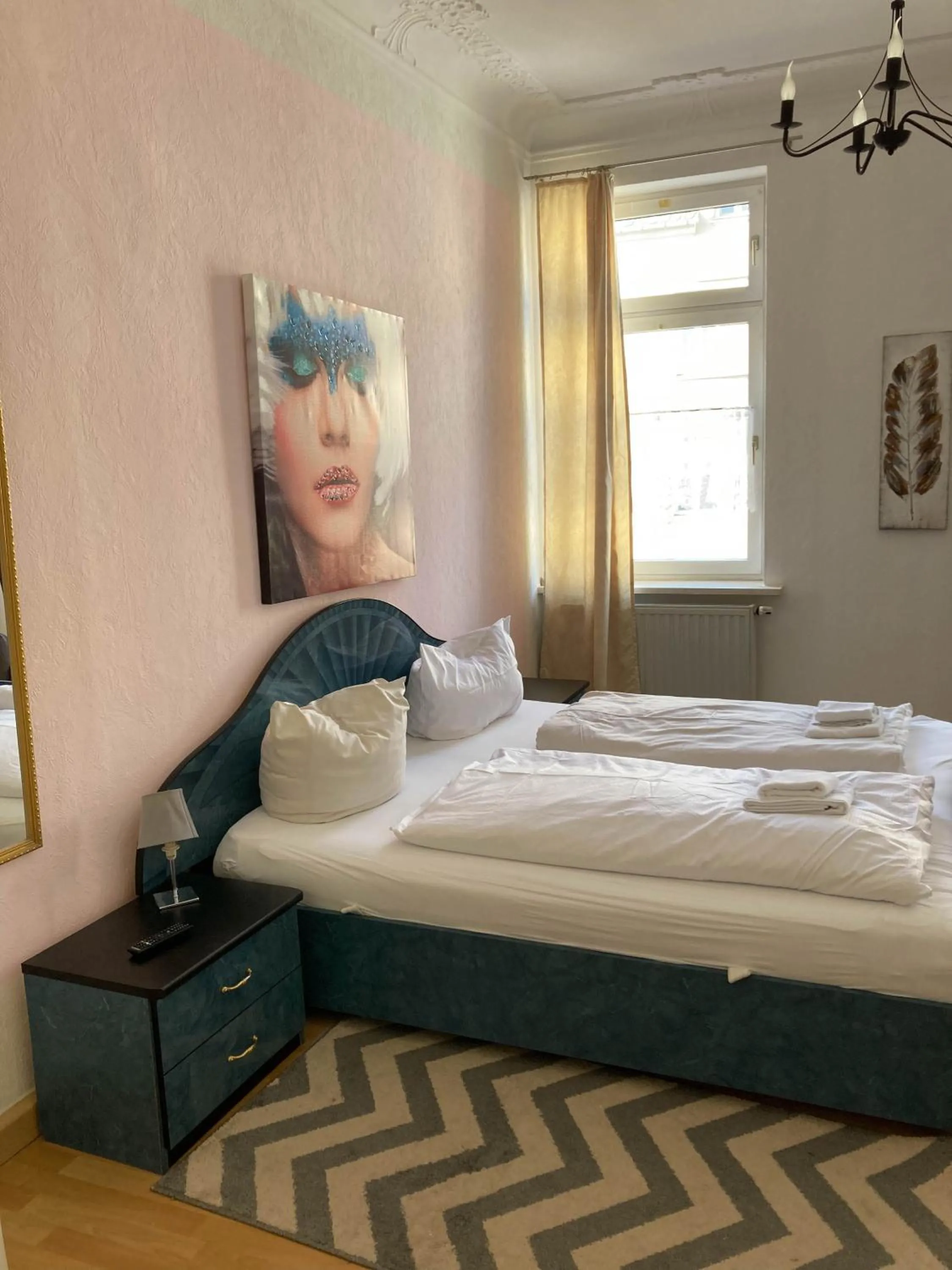 Bedroom, Bed in Rothenberger Plauen