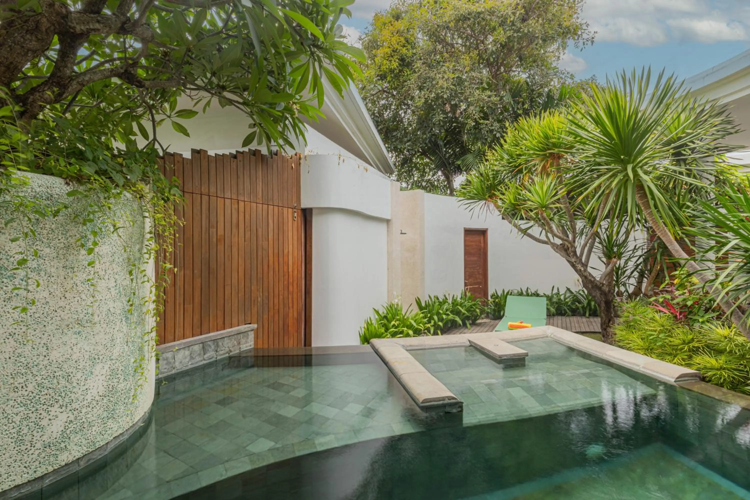 Pool view in Taman Mesari Luxury Villas-Seminyak