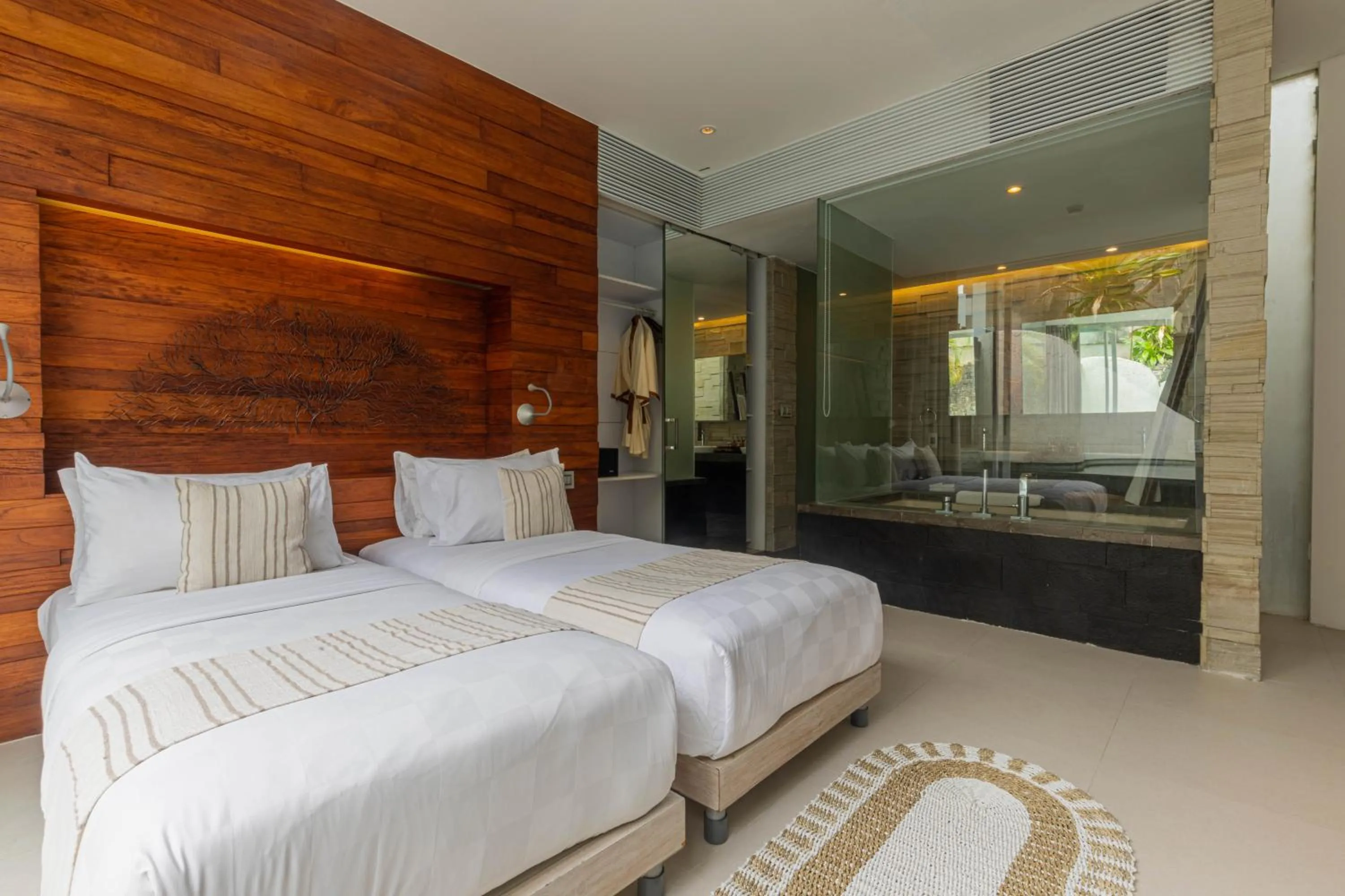 Bedroom, Bed in Taman Mesari Luxury Villas-Seminyak