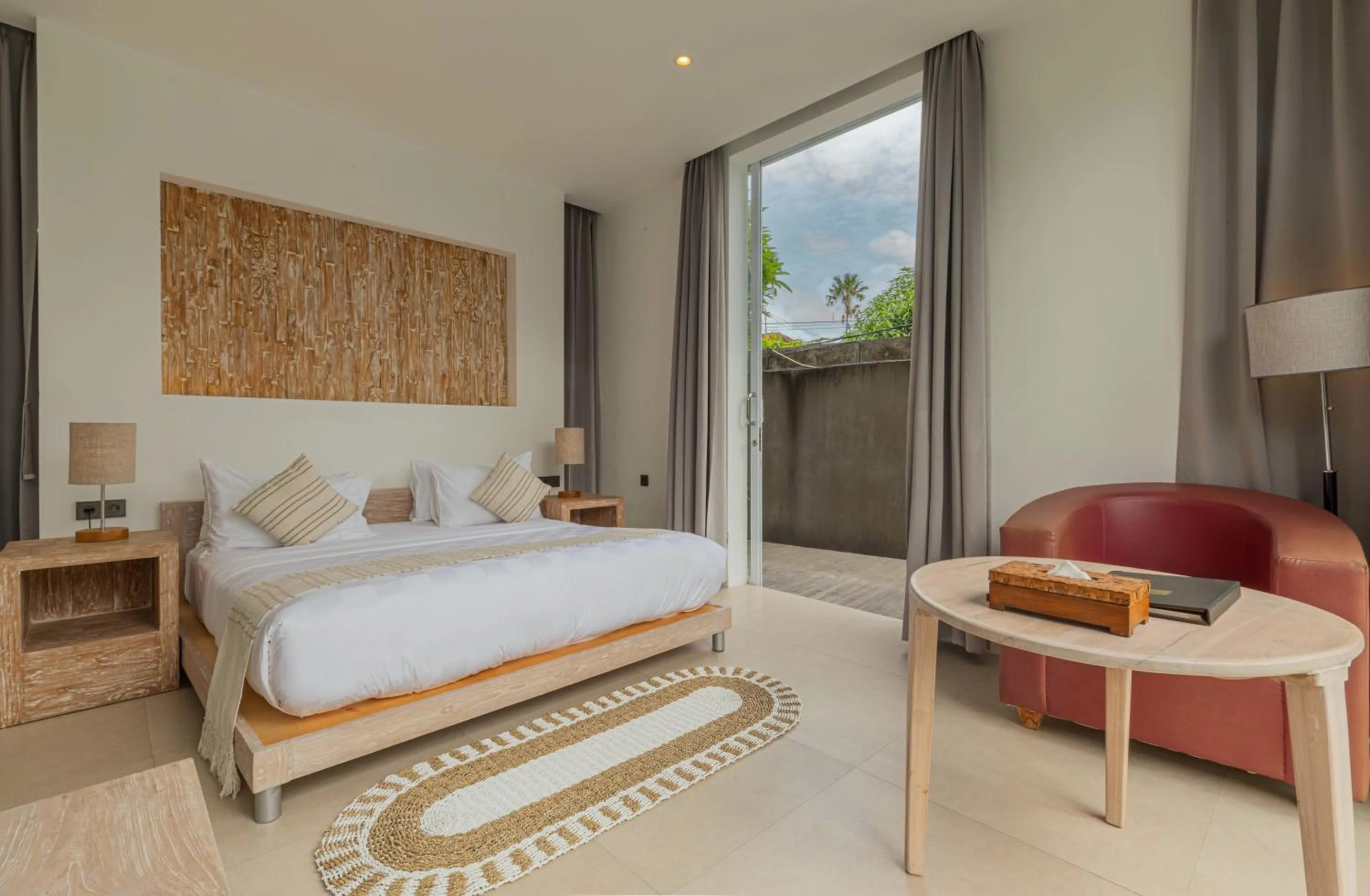 Bed in Taman Mesari Luxury Villas-Seminyak