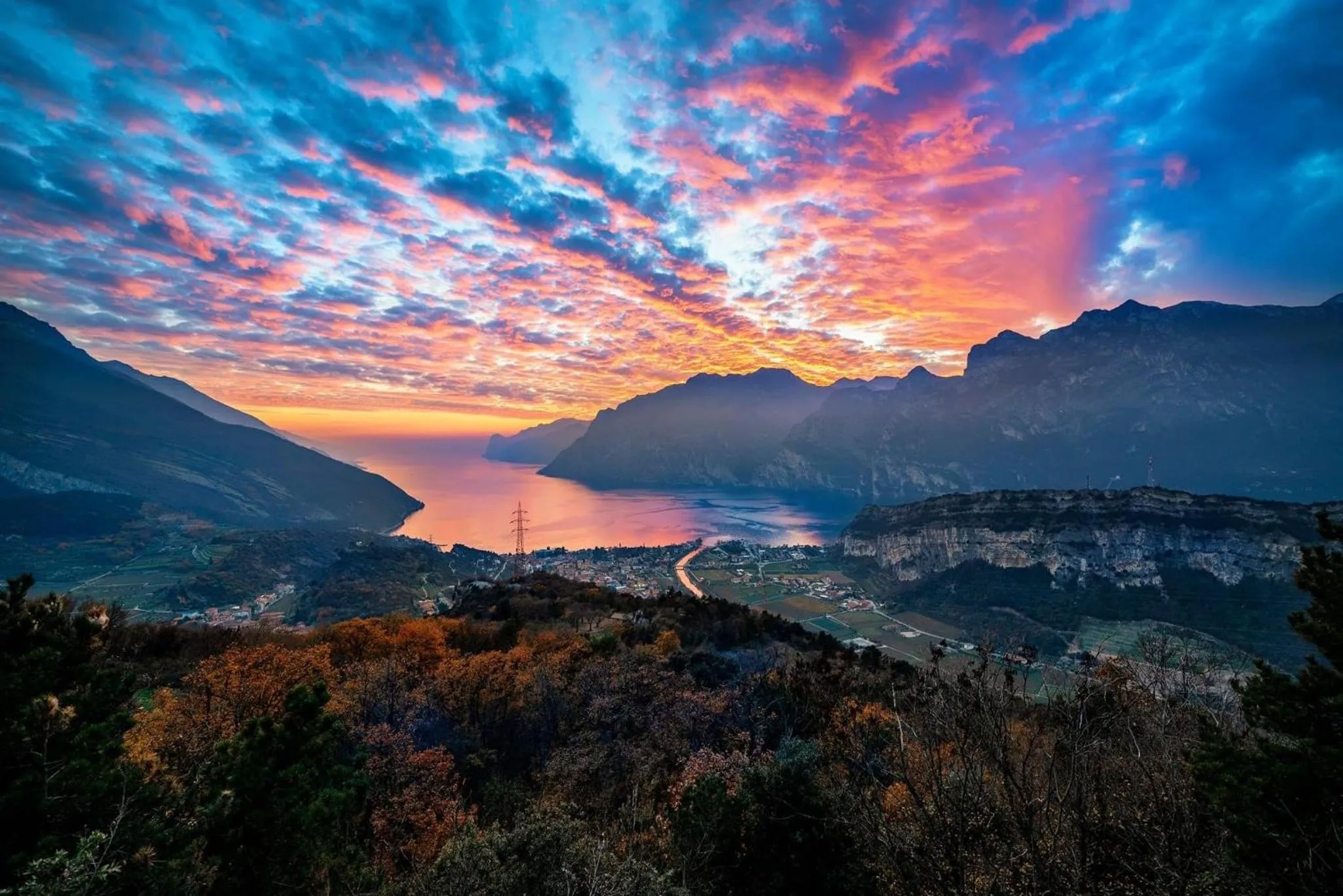 Sunset in Riva City View