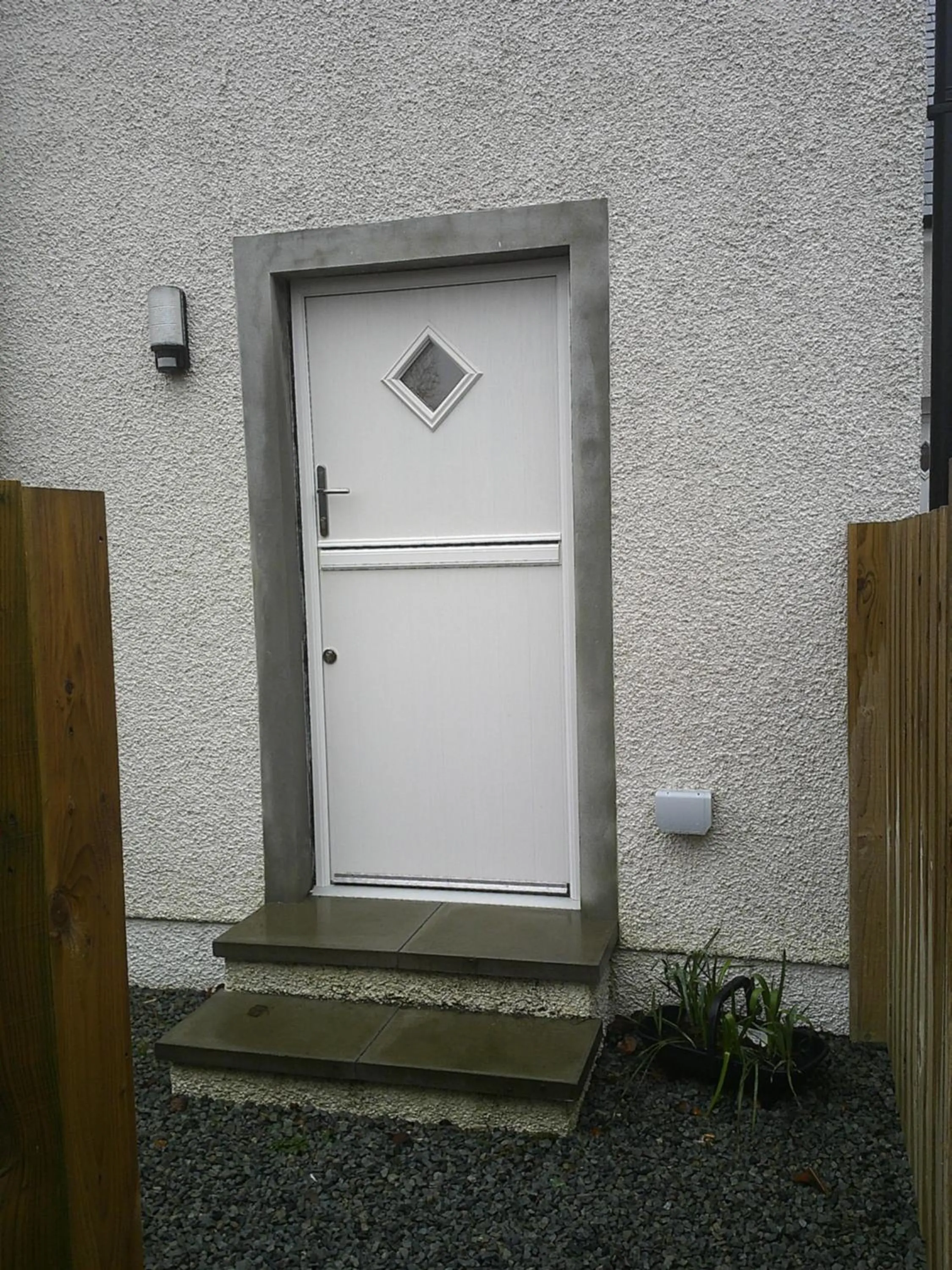 Facade/entrance in Taigh Duitseach