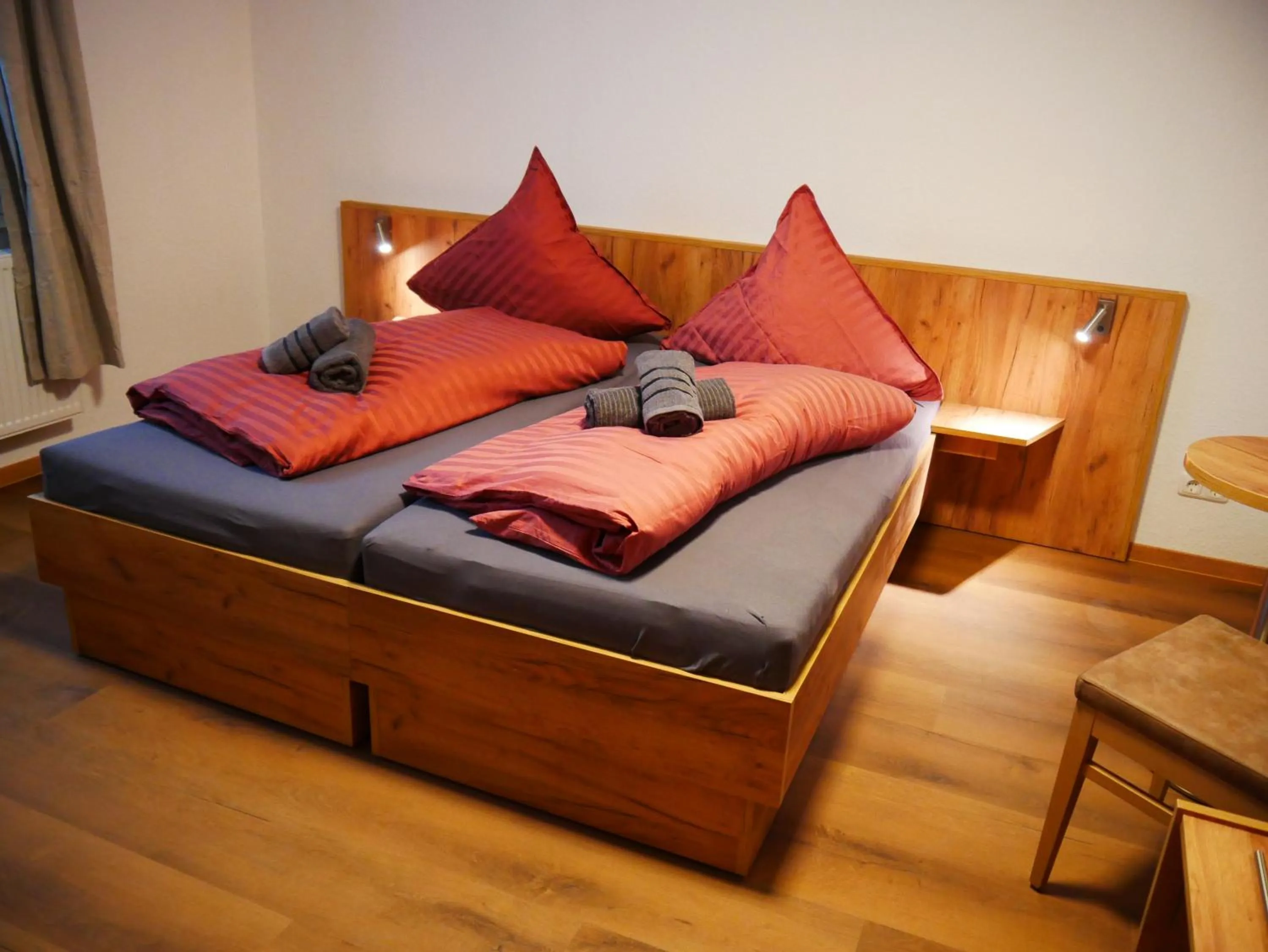 Bed in Heuhotel und Gästehaus Kohlstädt