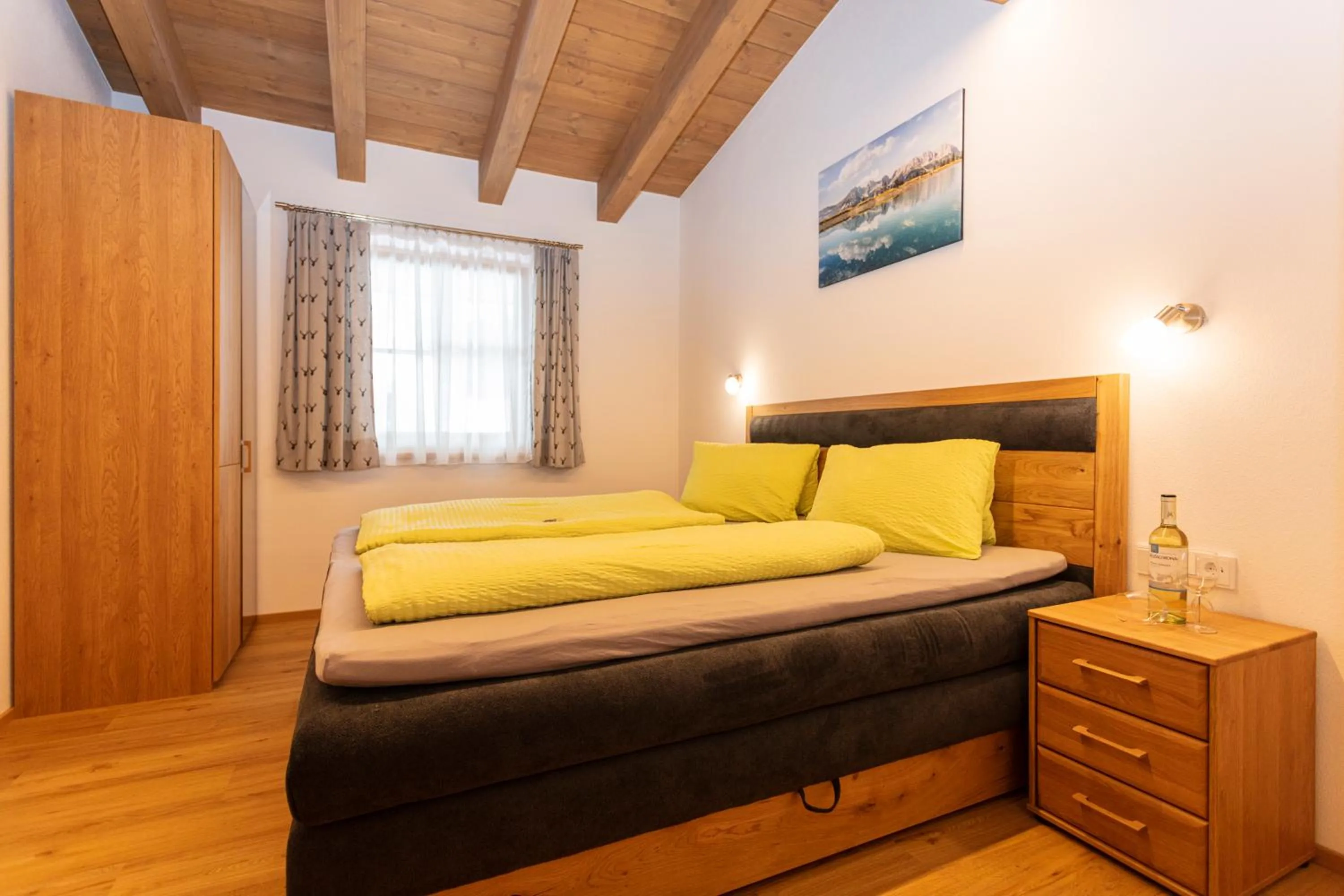 Bed in Ferienwohnungen Egg