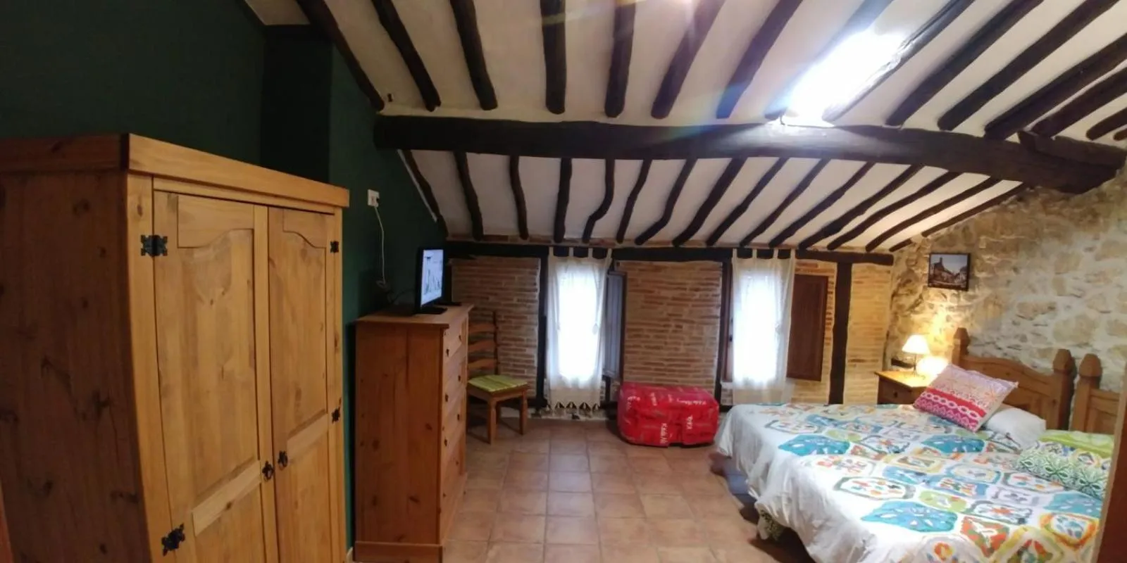 Bed in Hotel La Casa Chacinera