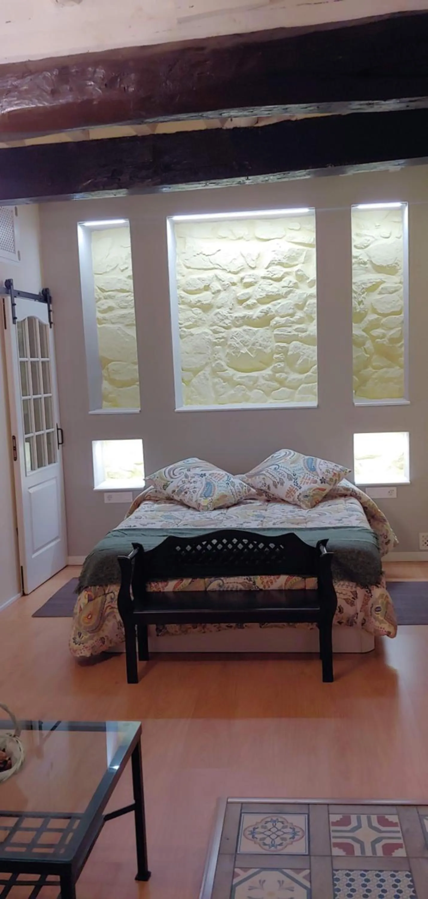 Bed in Hotel La Casa Chacinera