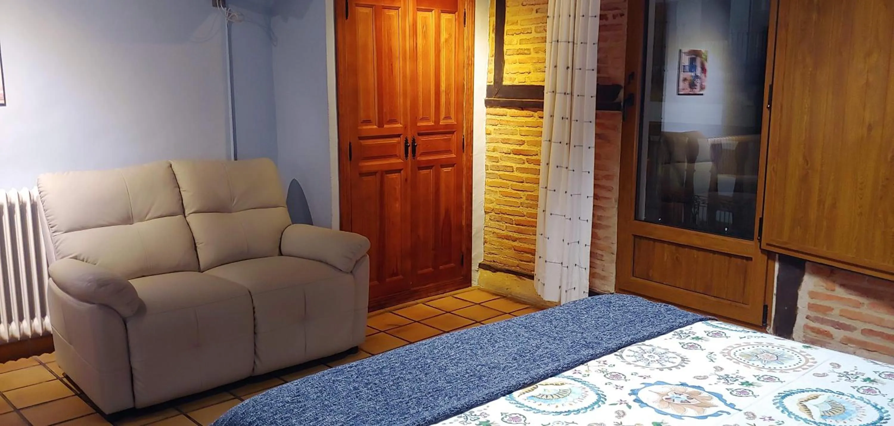 Bed in Hotel La Casa Chacinera