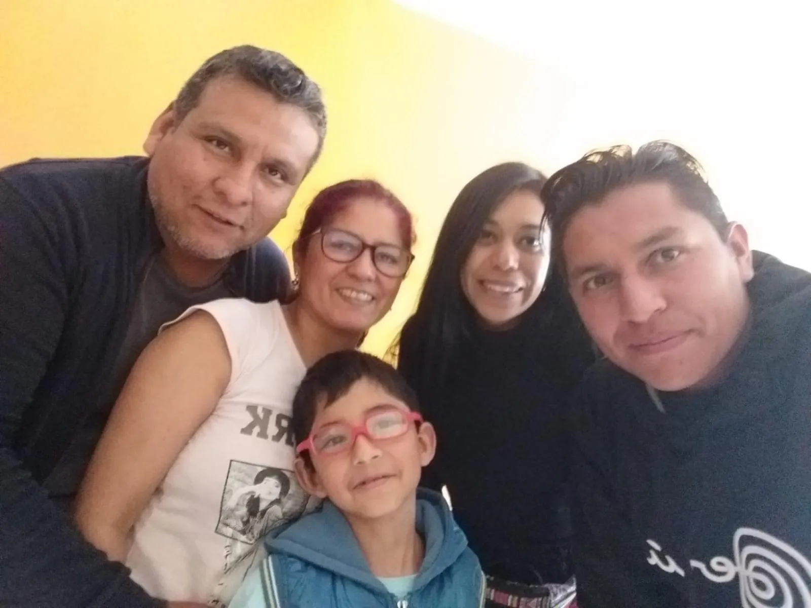 People in Chakana Family Home Lima Airport