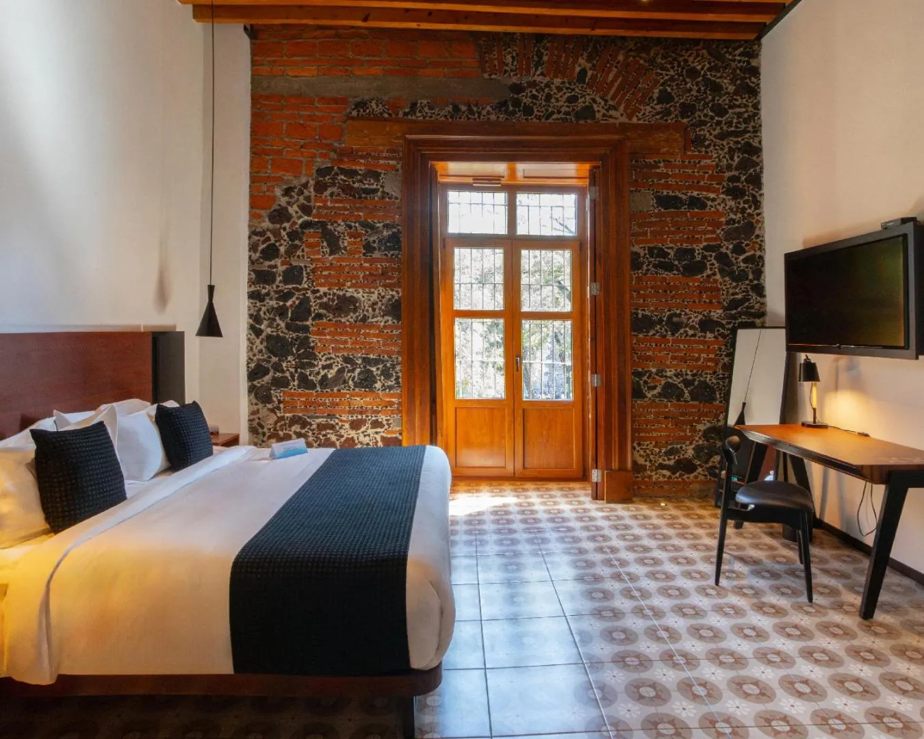 Bed in Casa de la Luz Hotel Boutique