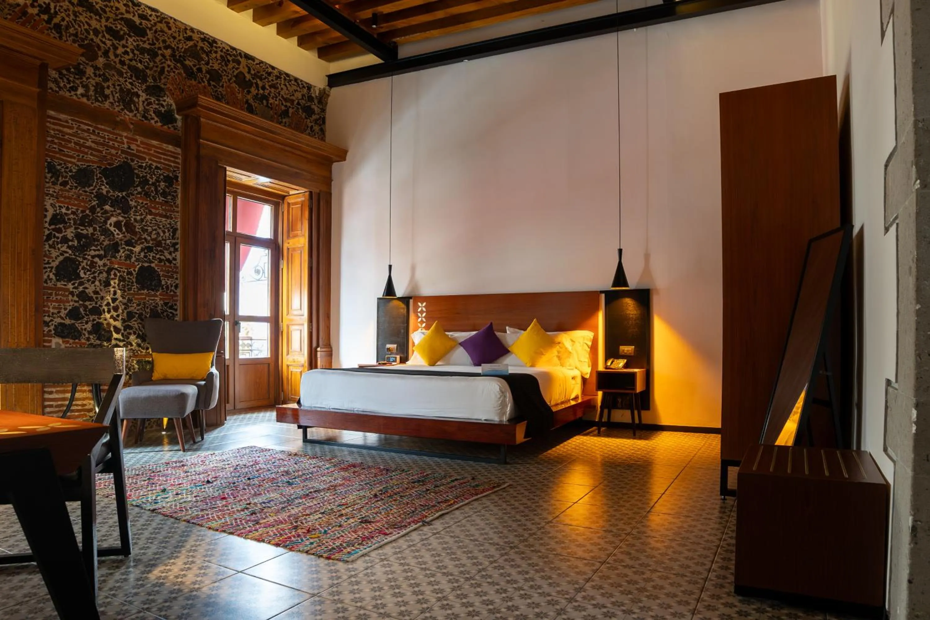 Bed in Casa de la Luz Hotel Boutique