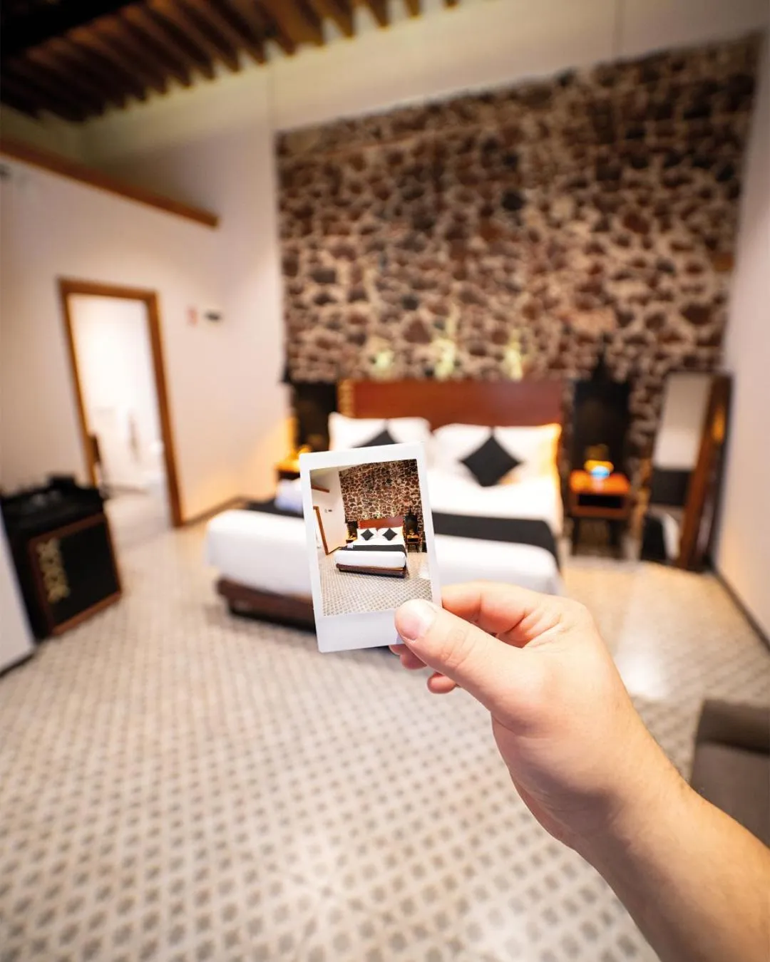 Bed in Casa de la Luz Hotel Boutique