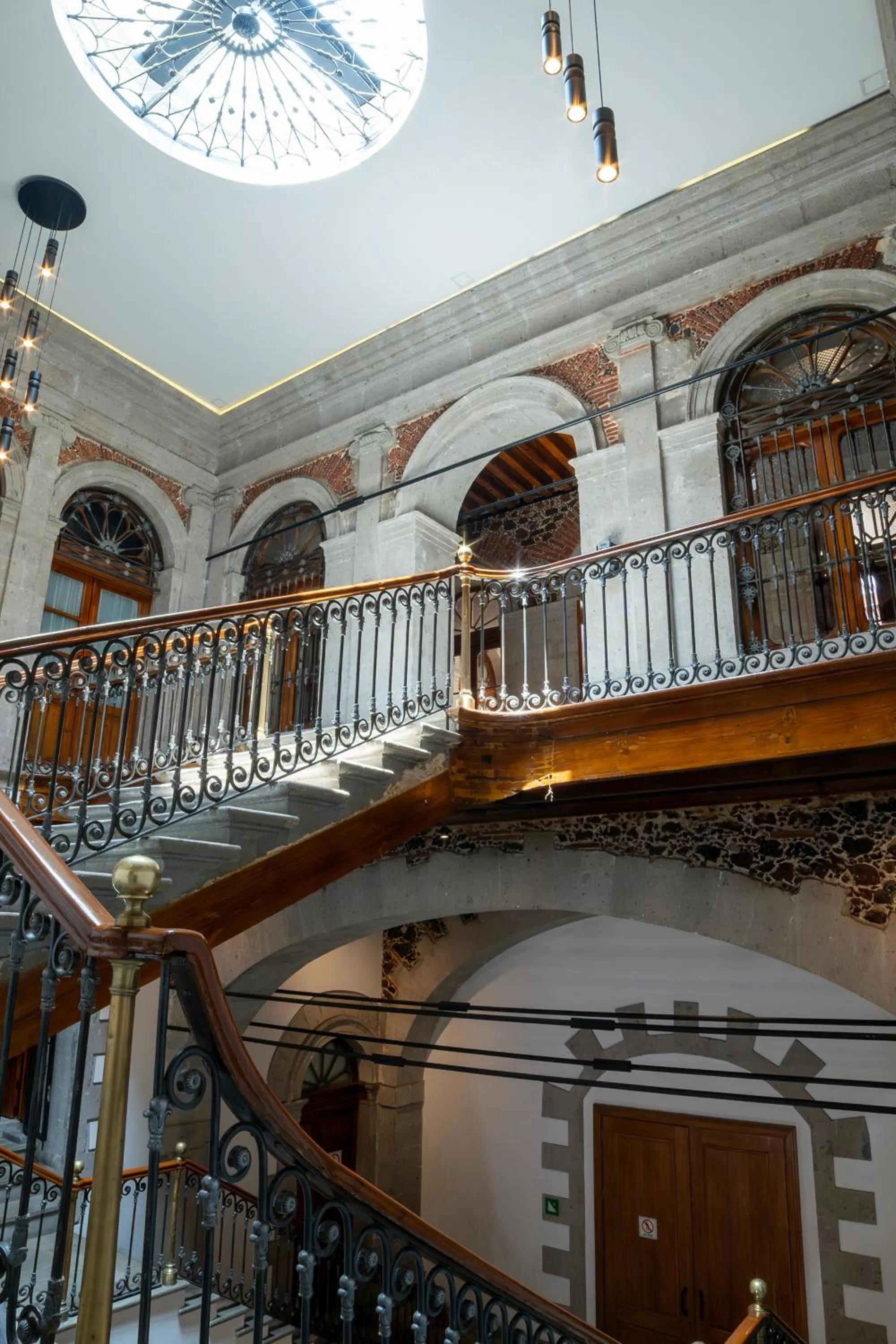 Inner courtyard view in Casa de la Luz Hotel Boutique