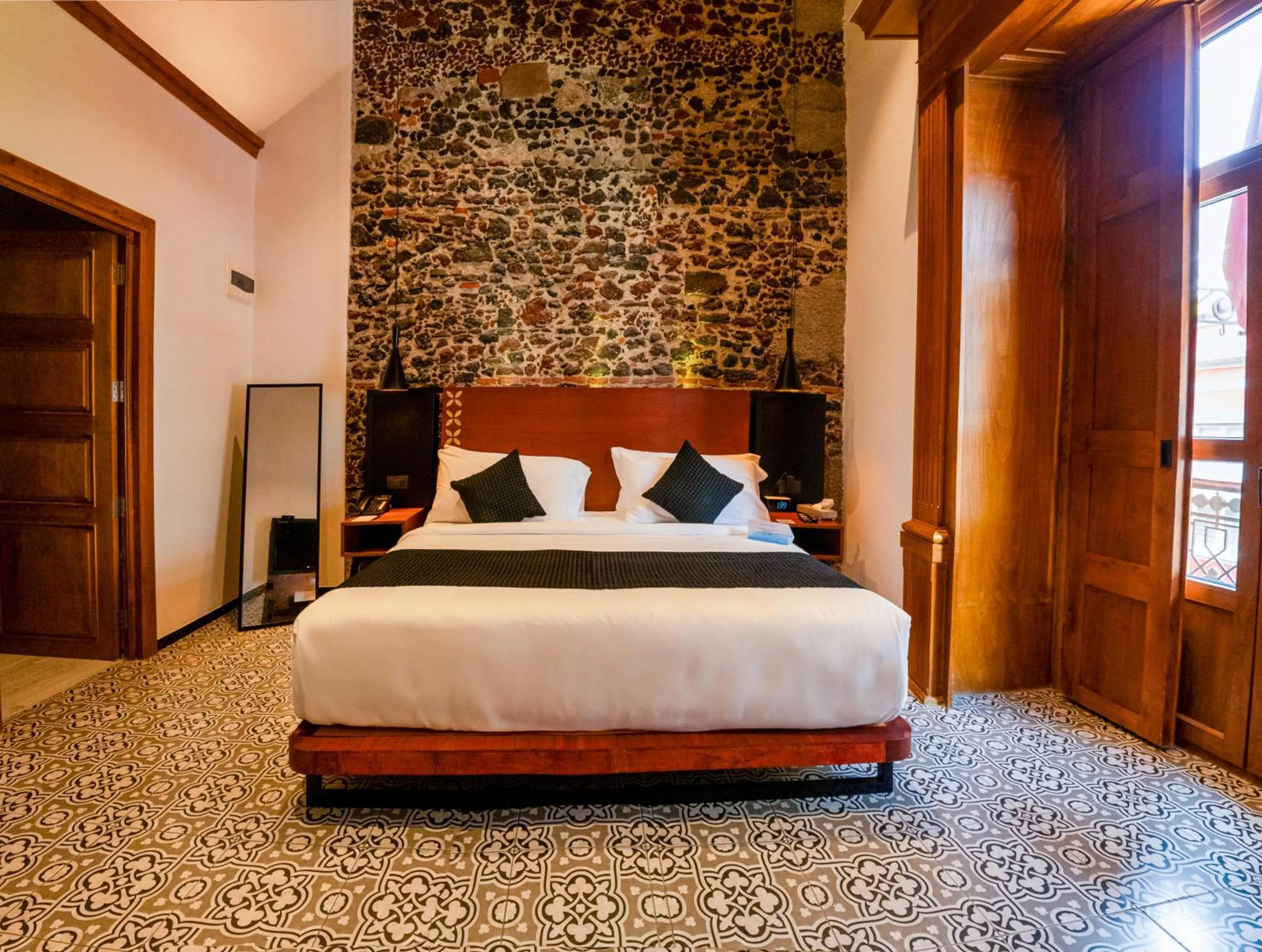Bed in Casa de la Luz Hotel Boutique