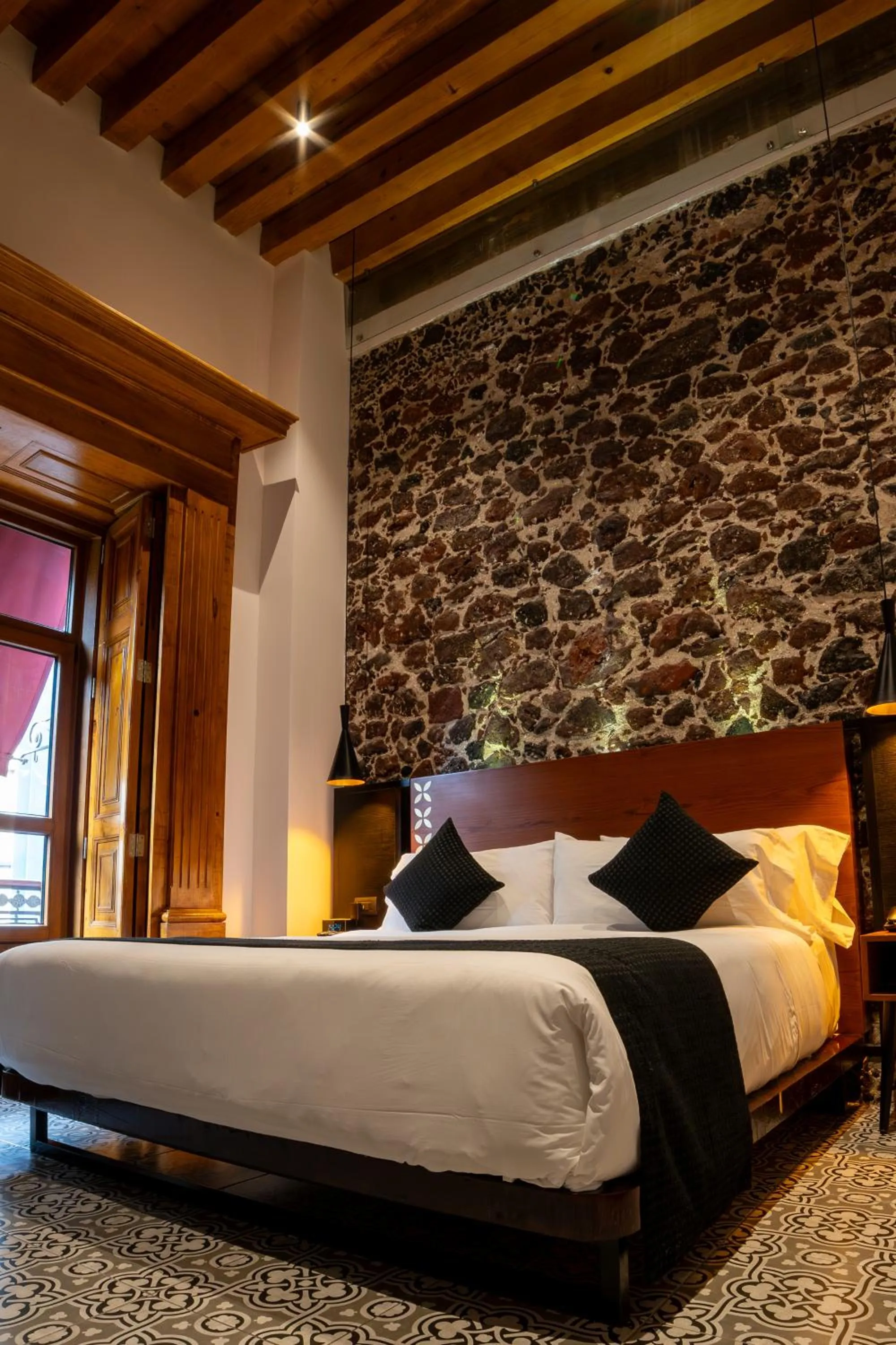 Bed in Casa de la Luz Hotel Boutique