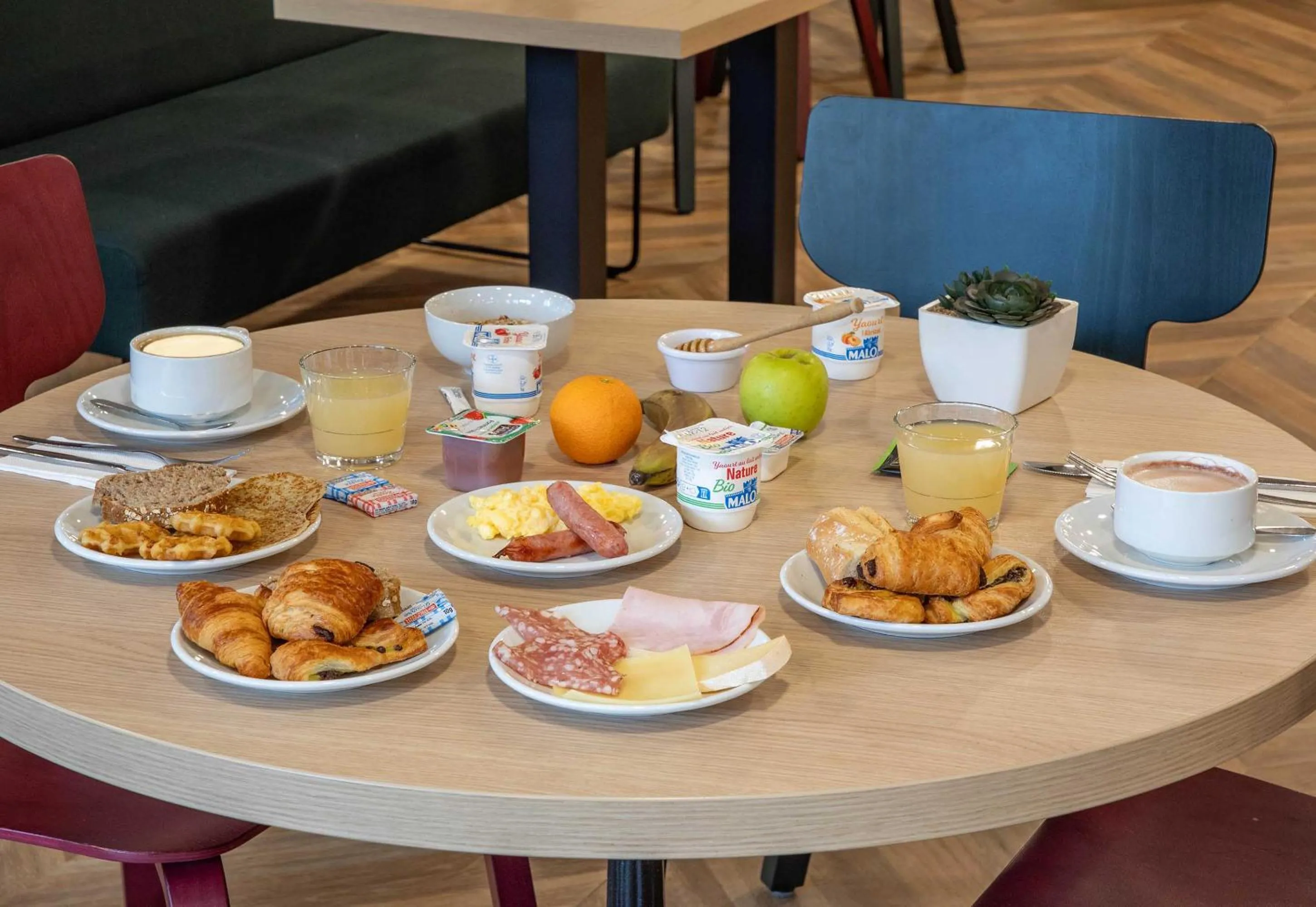 Breakfast in B&B HOTEL Lourdes Centre