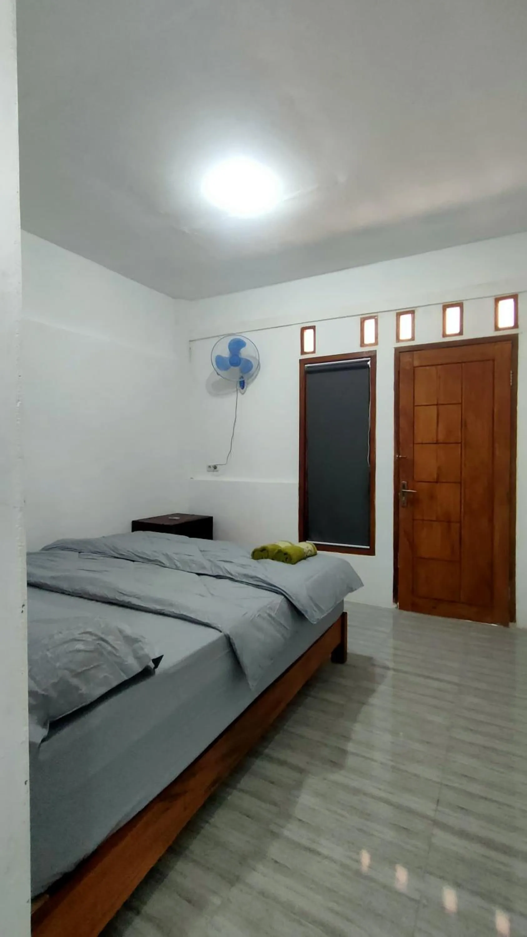 Bed in Angin Mamiri Rinjani Cottages And Restaurant