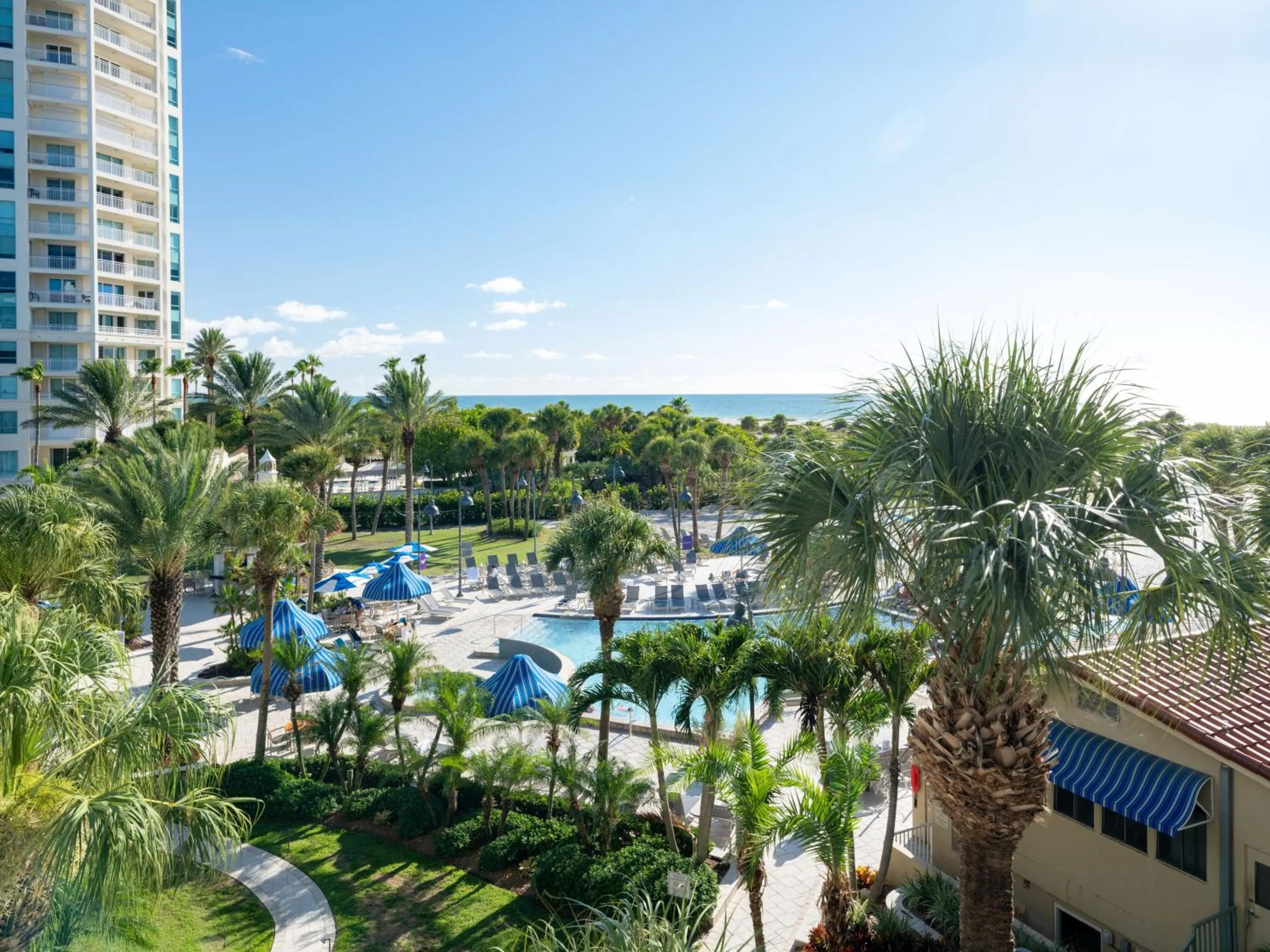 Swimming pool in Clearwater Beach Sheraton Resort on Sand Key