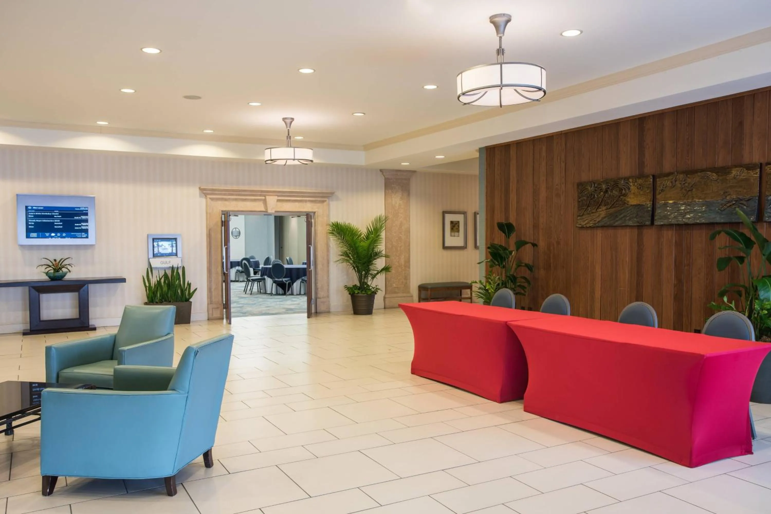 Lobby or reception in Clearwater Beach Sheraton Resort on Sand Key