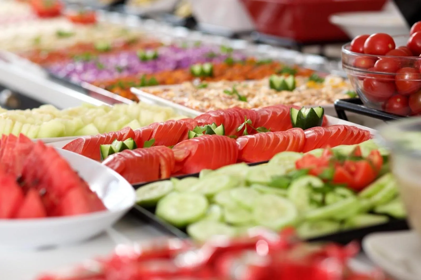 Buffet breakfast in New Florenta Hotel