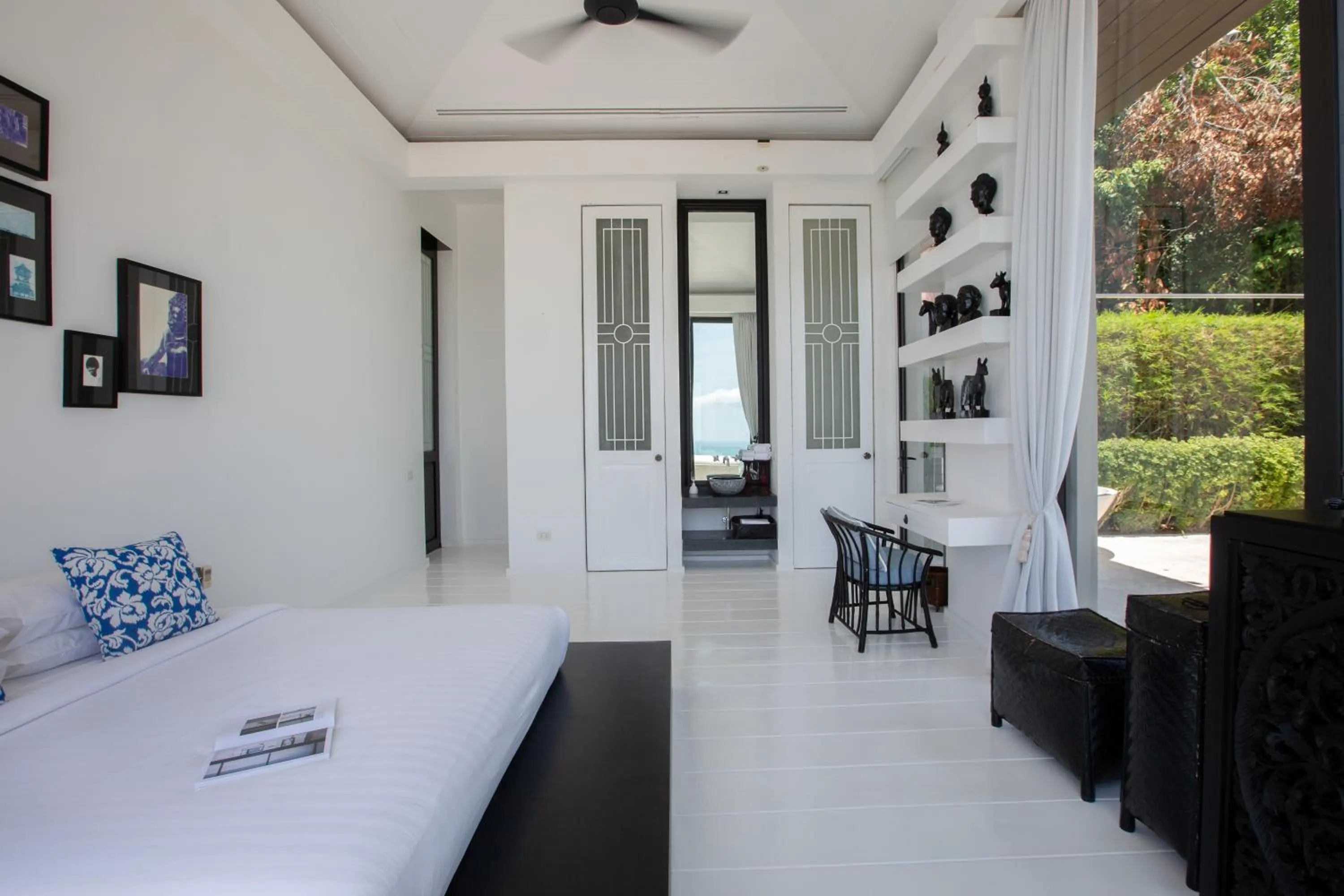 Bed in Villa Belle - fully serviced private sea view villa with an award winning in-house cook