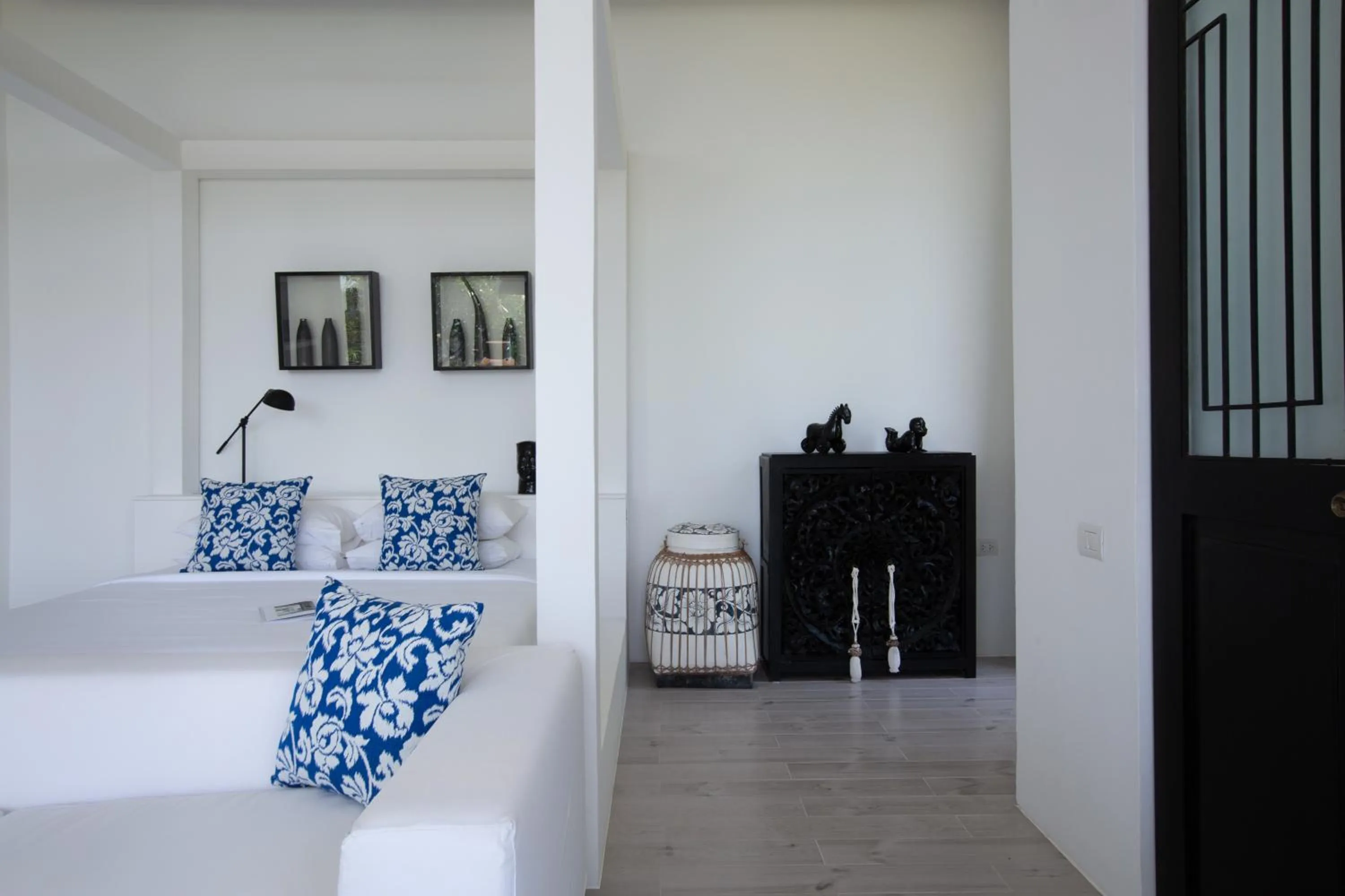Bed in Villa Belle - fully serviced private sea view villa with an award winning in-house cook